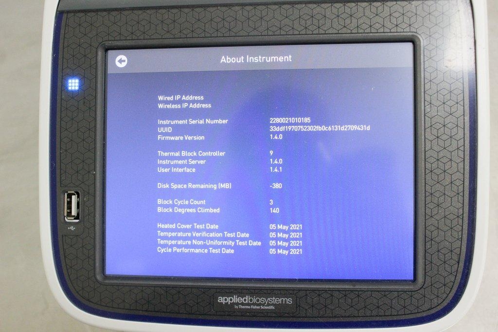 ABI SimpliAmp Thermal Cycler PCR Thermal Range 0-100C Well 96 2021