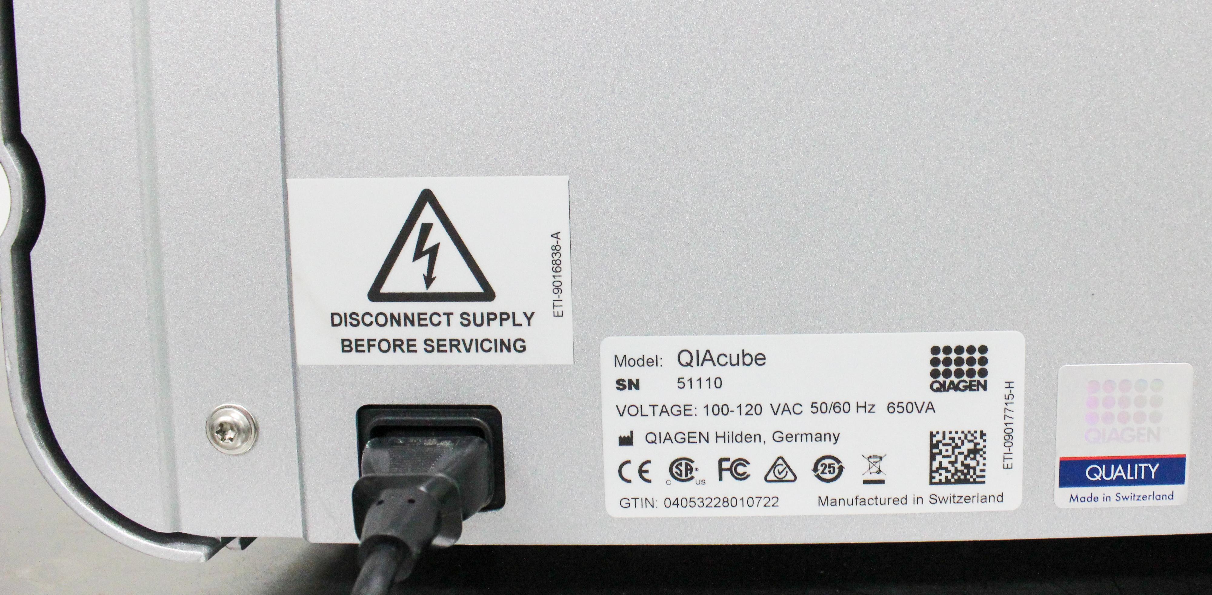 Qiagen QIAcube Automated Sample Processing System for DNA RNA Purification