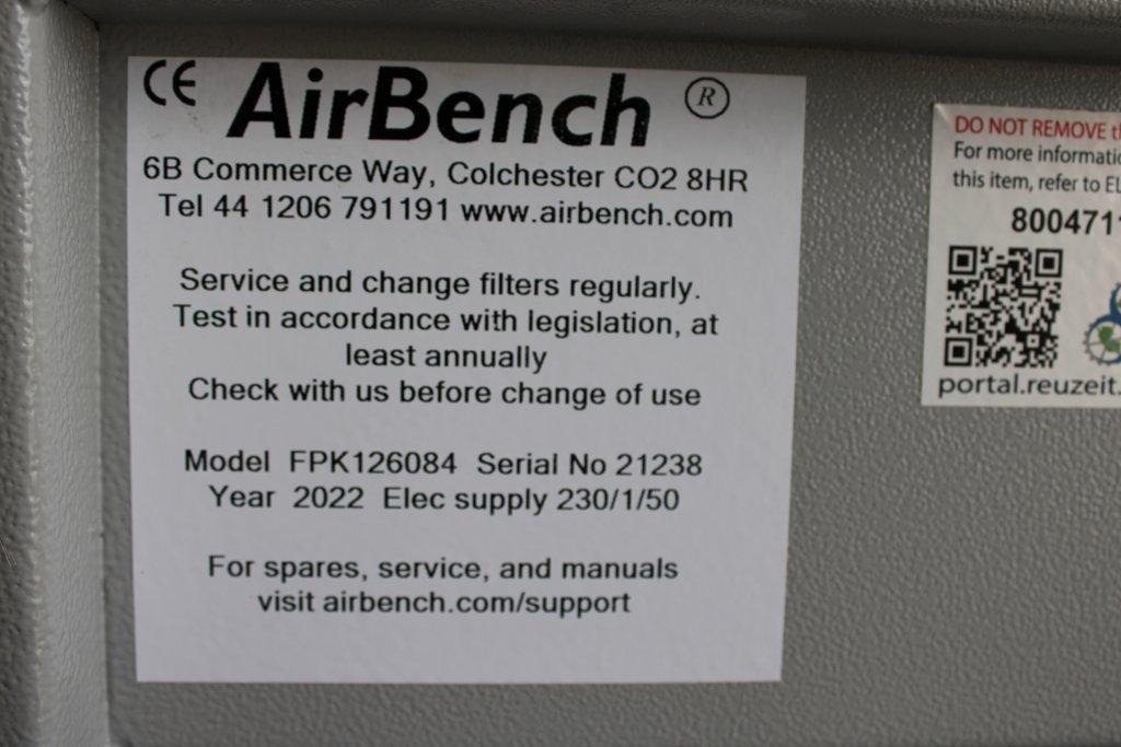 Thermo Airbench FPK126084 Facility Lab Bench 220 240 V 50 60 Hz 2022 50x26x34in