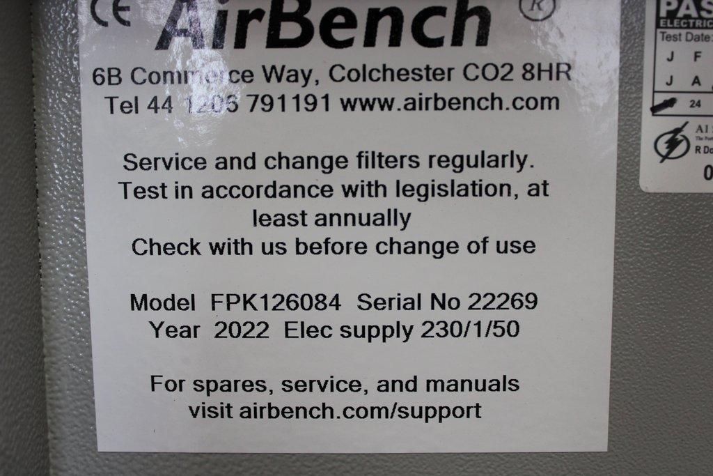 Thermo Airbench FPK126084 Lab Fume Extractor/Blower 220-240V 50/60Hz Good