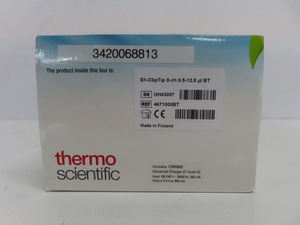 Thermo Scientific E1-ClipTip 8 Channel Pipette 0.5-12.5 uL Excellent Condition