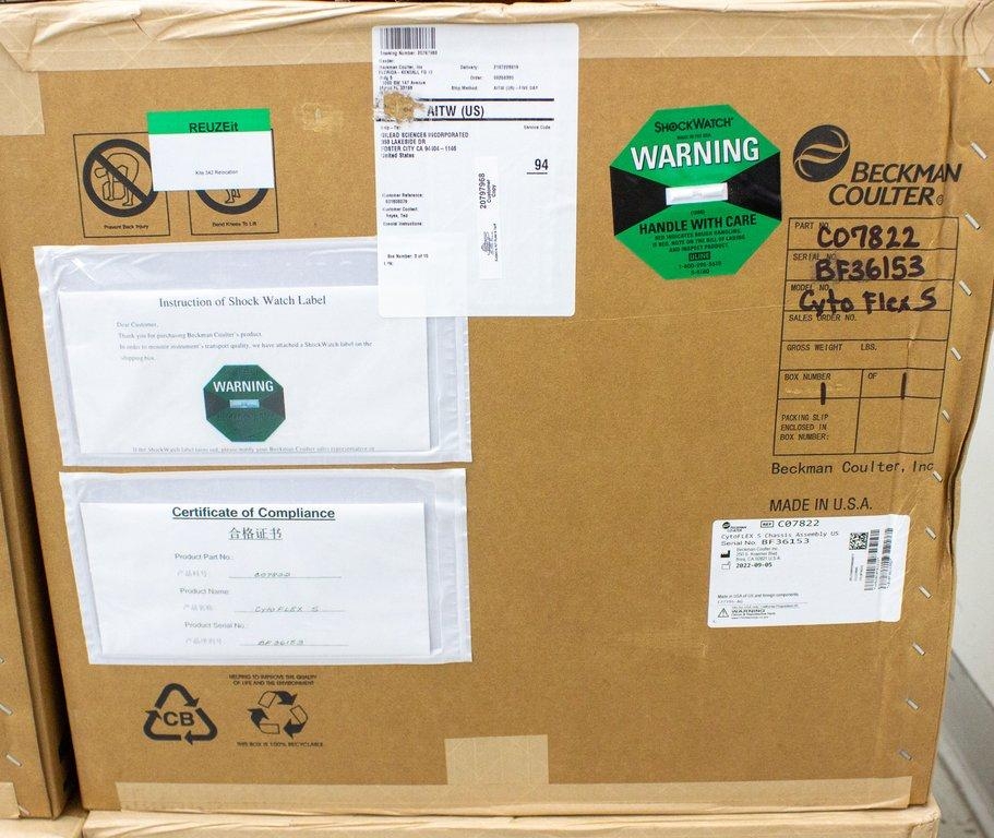 Beckman Coulter CytoFLEX S Flow Cytometer Advanced Research System