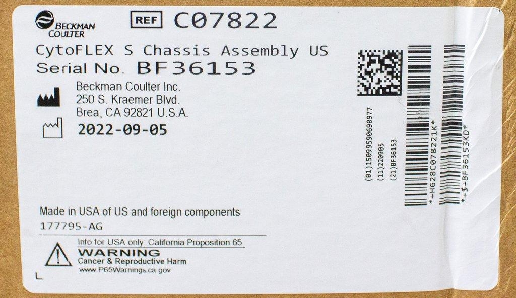 Beckman Coulter CytoFLEX S Flow Cytometer Advanced Research System