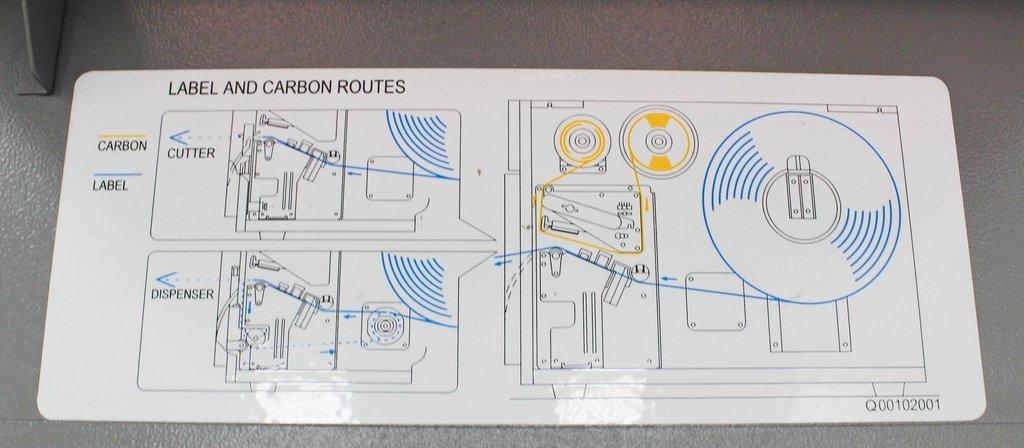 Sato CL412e Bar Code Printer, 120V/220V, 50Hz/60Hz, Very Good Condition