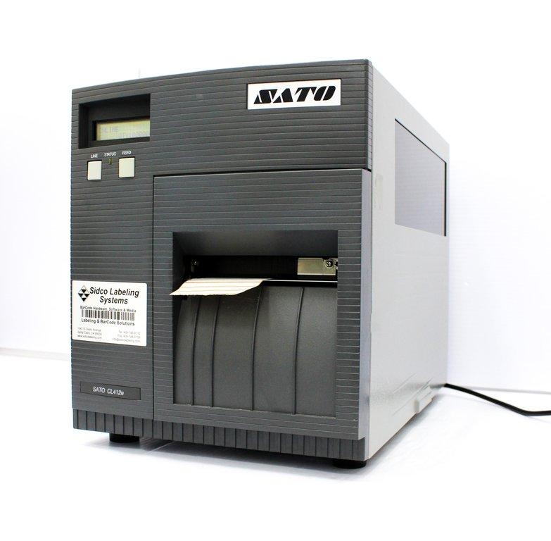 Sato CL412e Bar Code Printer, 120V/220V, 50Hz/60Hz, Very Good Condition