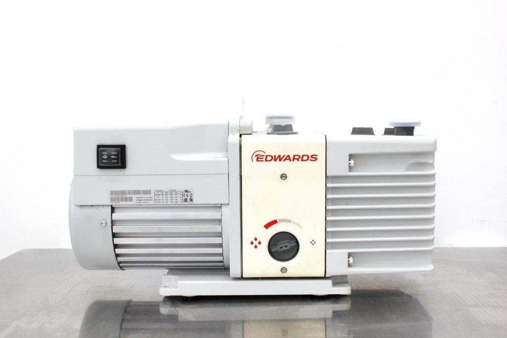 Edwards RV8 Vacuum Pump VG Condition w/ Cosmetic Blemishes 4 Micron Rating