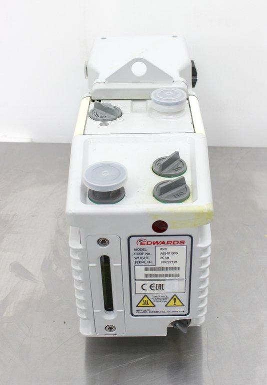 Edwards RV8 Vacuum Pump VG Condition w/ Cosmetic Blemishes 4 Micron Rating