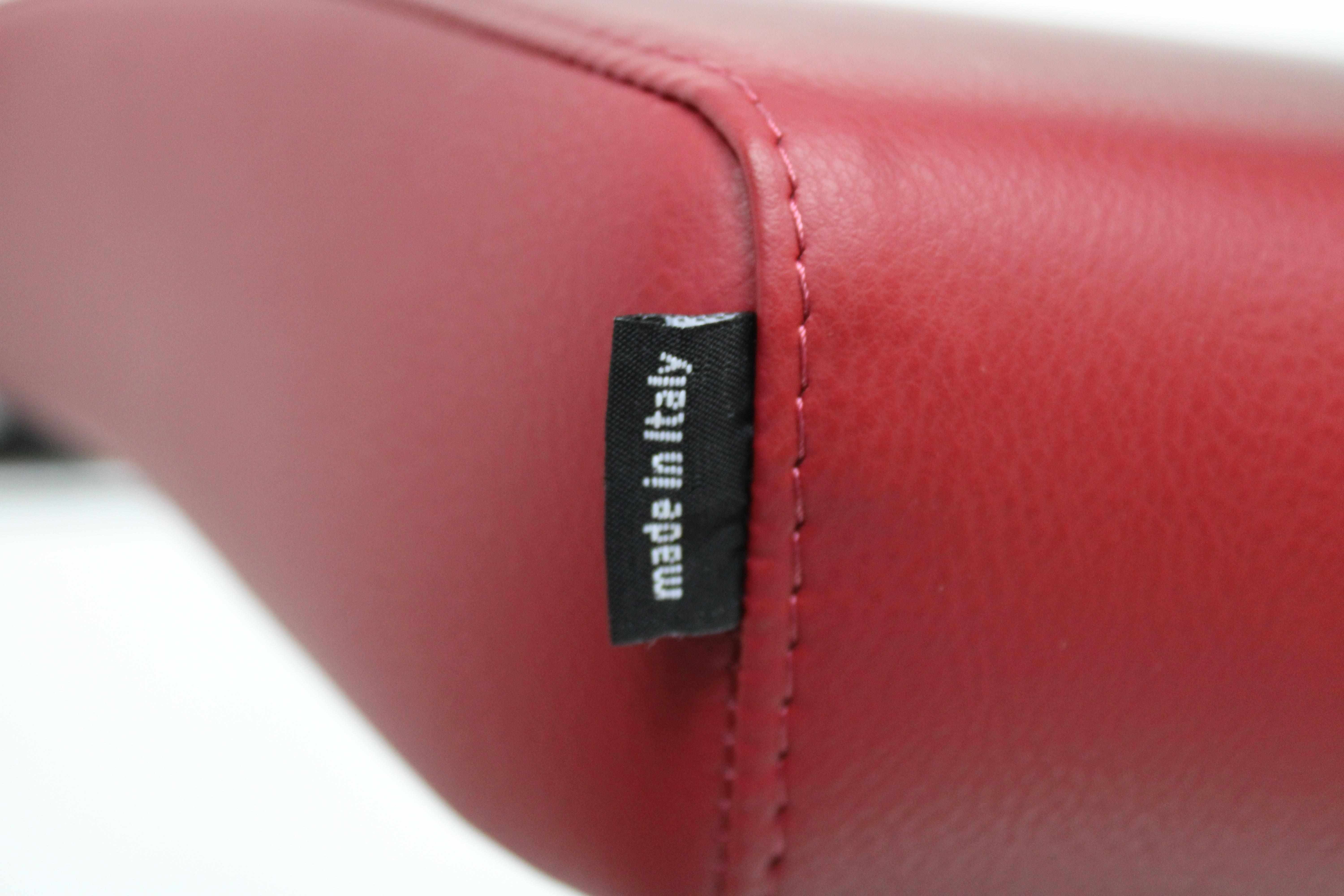 SitLand Stabilimento Chair Set Office Public Space Red Eco-Leather 8 Pcs