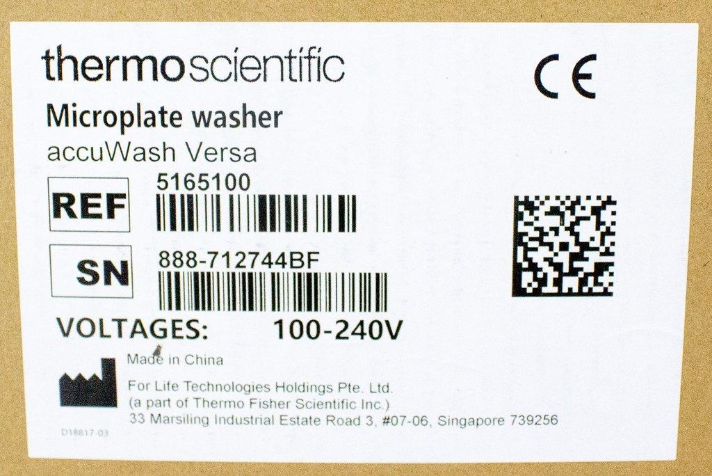 Thermo Microplate Washer accuWash Versa 96/384-Well ELISA Cell Wash