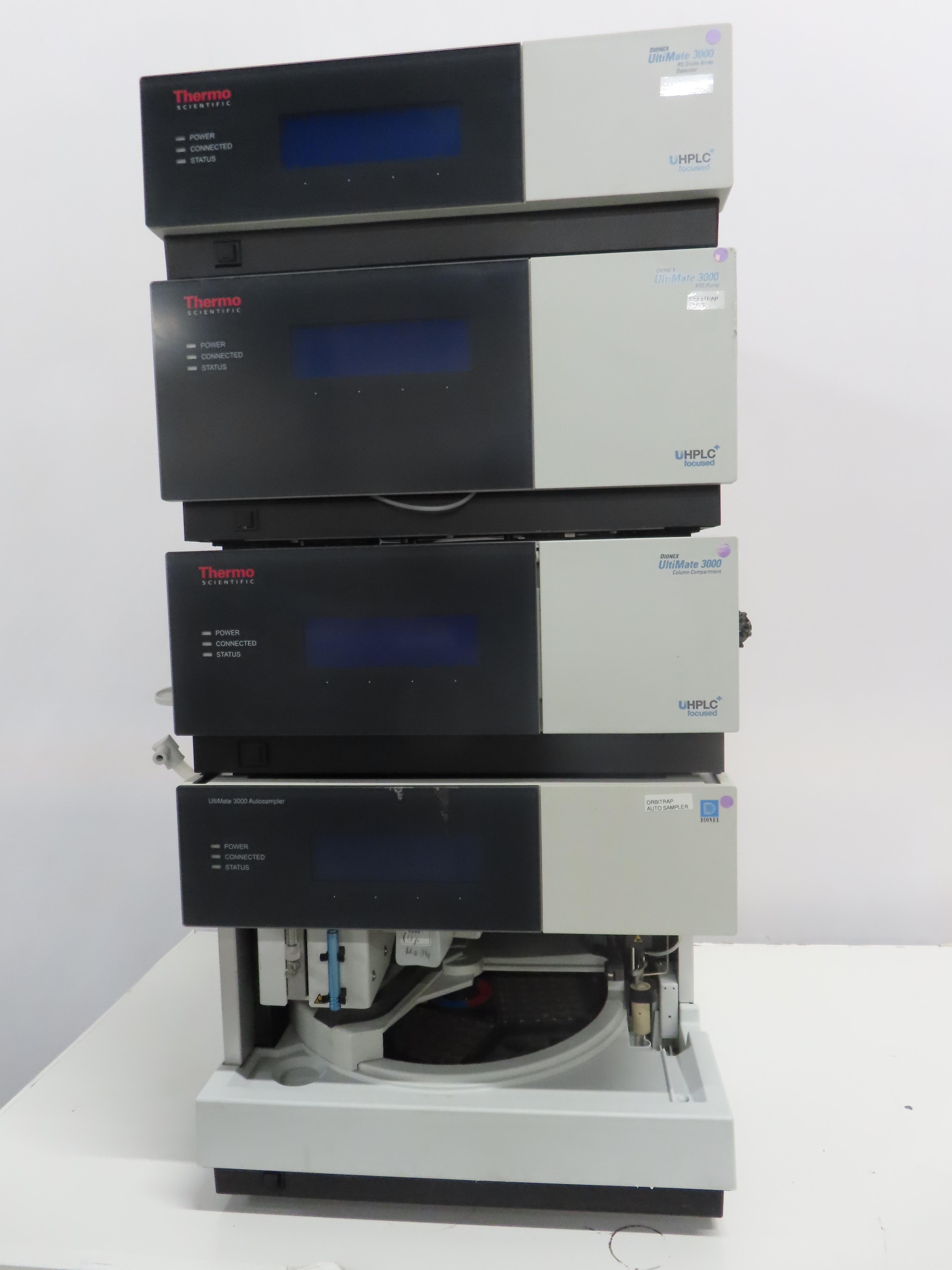 Dionex UltiMate3000 HPLC System with Autosampler, Pump, Detector