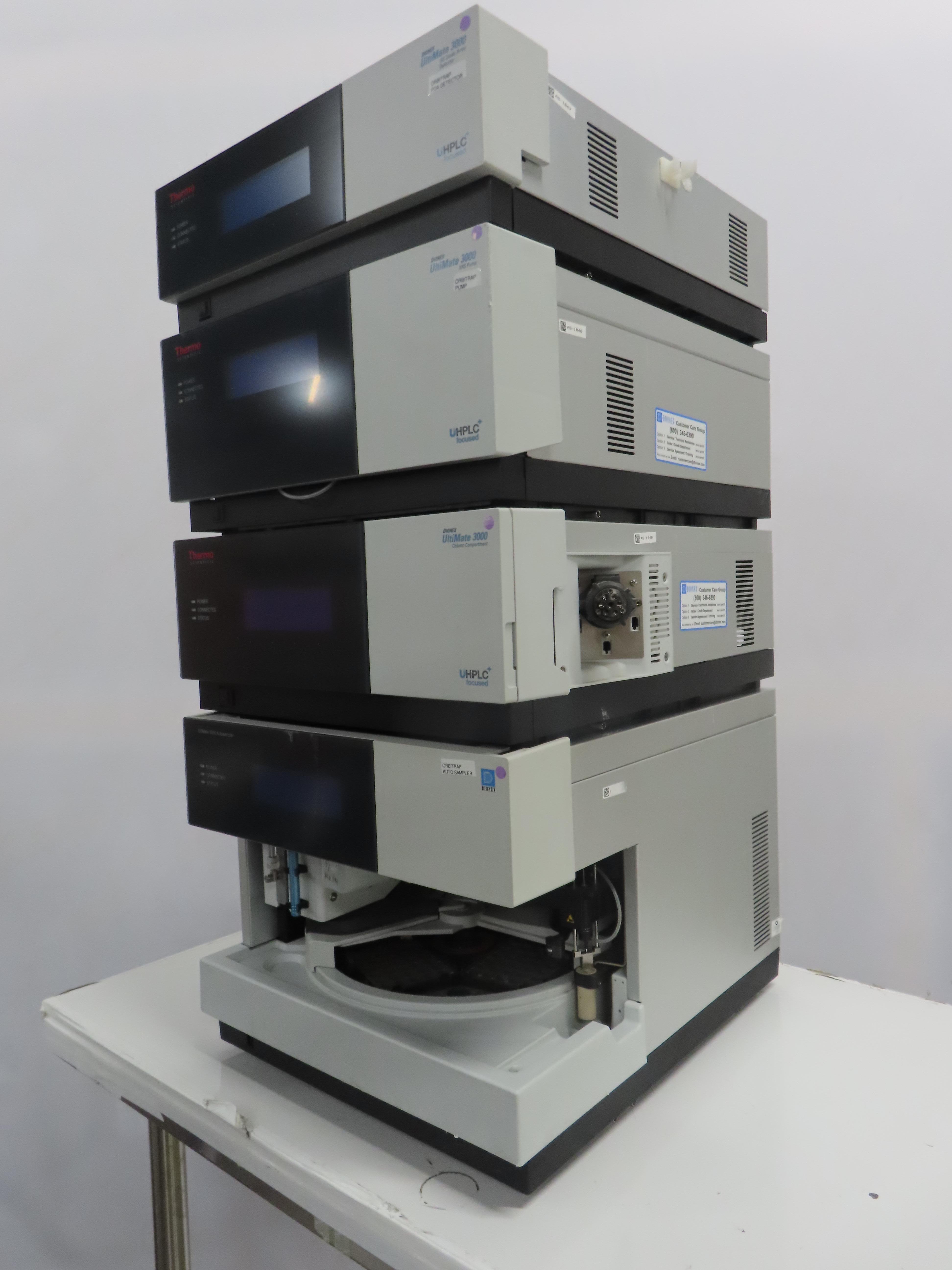 Dionex UltiMate3000 HPLC System with Autosampler, Pump, Detector