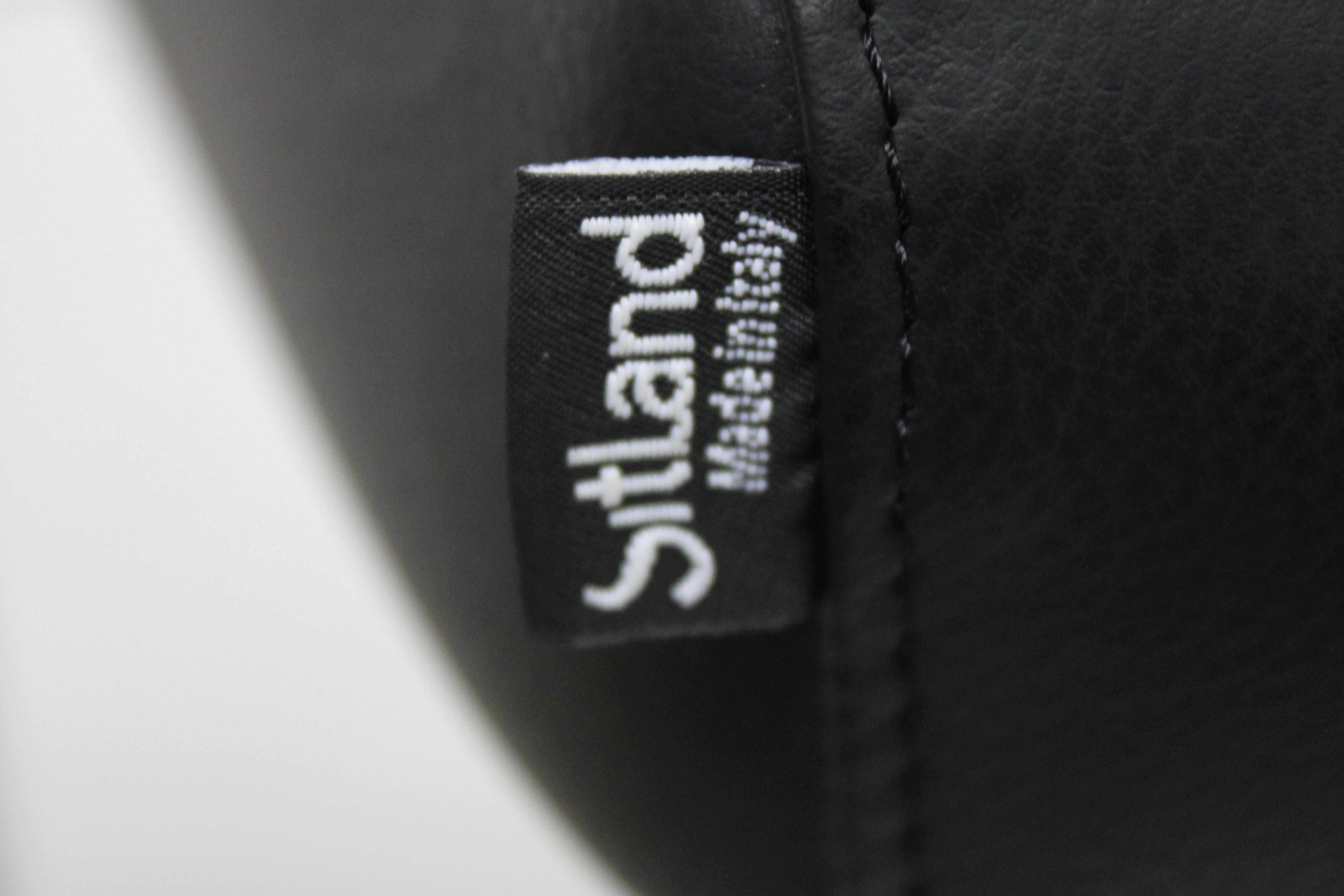 SitLand Nanto VI Chair Set of 8 Black Eco-Leather Home/Office Use Italy