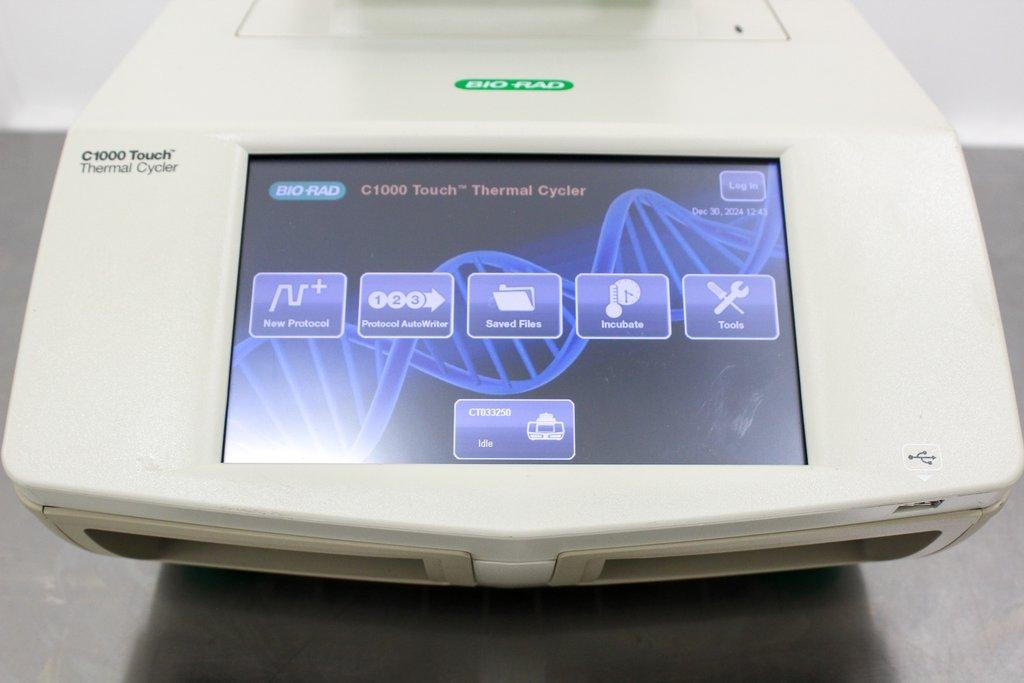 Bio Rad C1000 Touch PCR Thermal Cycler System Advanced Lab Equip Testing