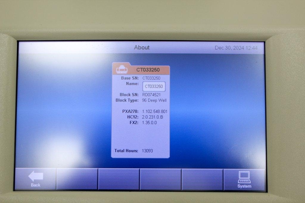 Bio Rad C1000 Touch PCR Thermal Cycler System Advanced Lab Equip Testing
