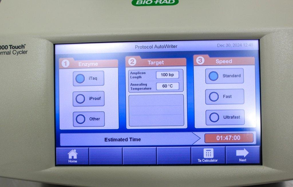 Bio Rad C1000 Touch PCR Thermal Cycler System Advanced Lab Equip Testing