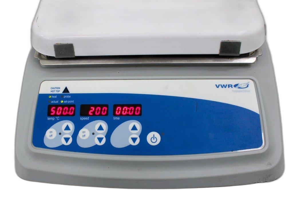 VWR Ceramic Hot Stirrer Plate 10x10 Chemistry Tool 120V VG Condition