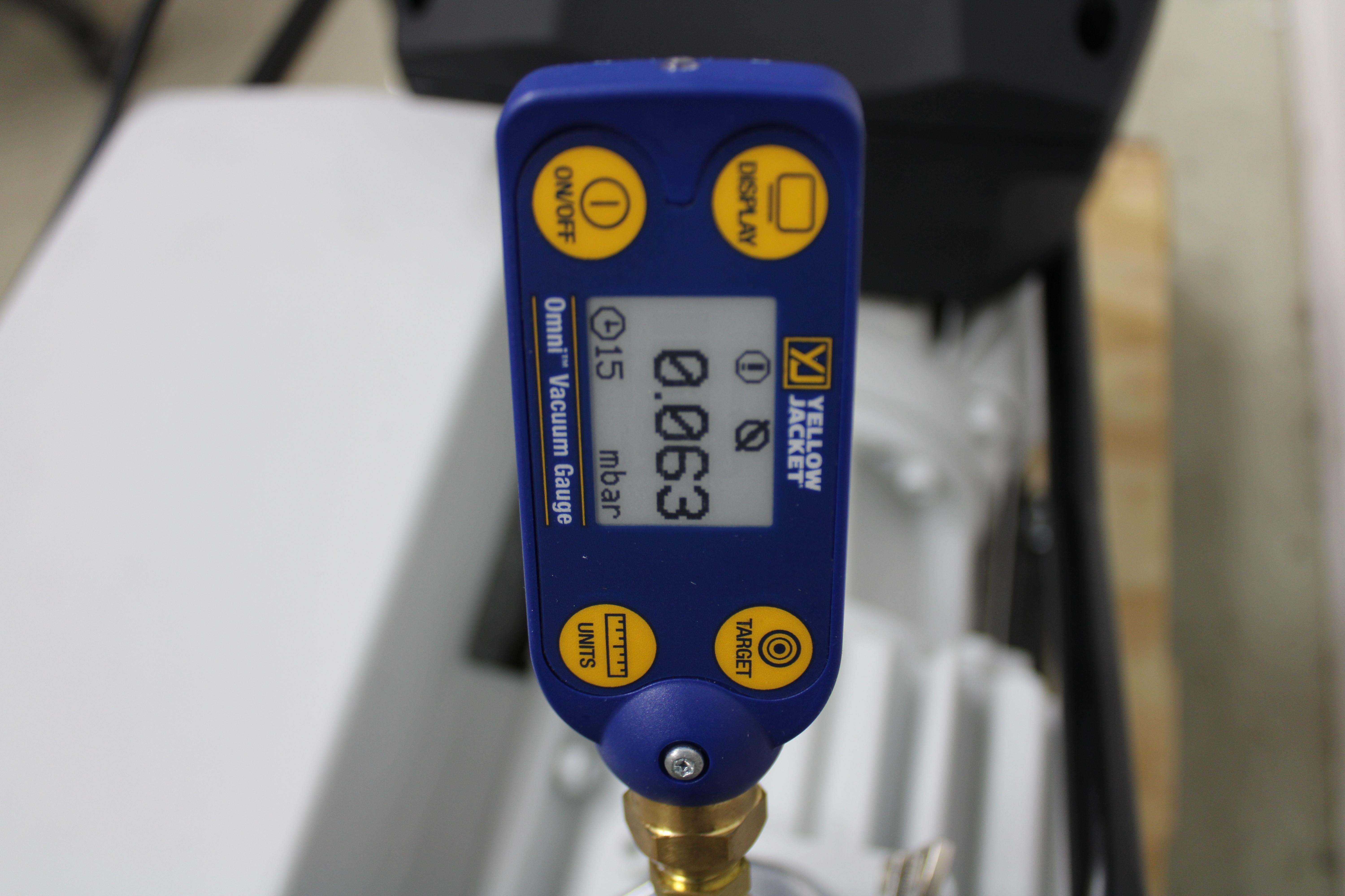 Leybold Sogevac SV 120 BIFC Vacuum Pump Gas Ballast Anti-Suckback Valve 0.063 mbar