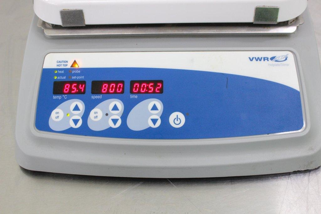 VWR Ceramic Hot Stirrer Plate 10x10 Chemistry Tool 120V VG Condition