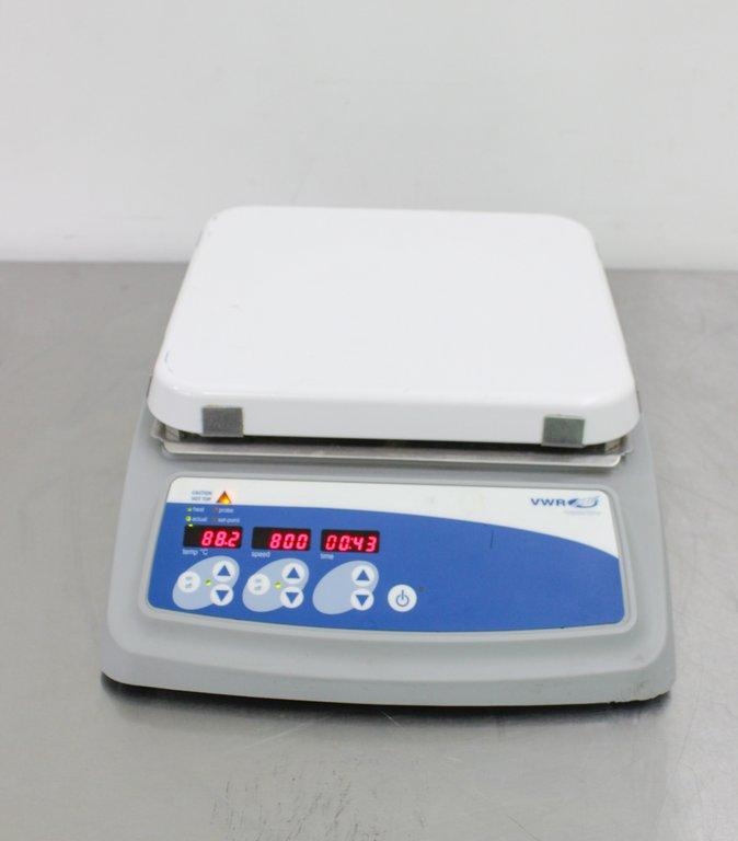 VWR Ceramic Hot Stirrer Plate 10x10 Chemistry Tool 120V VG Condition