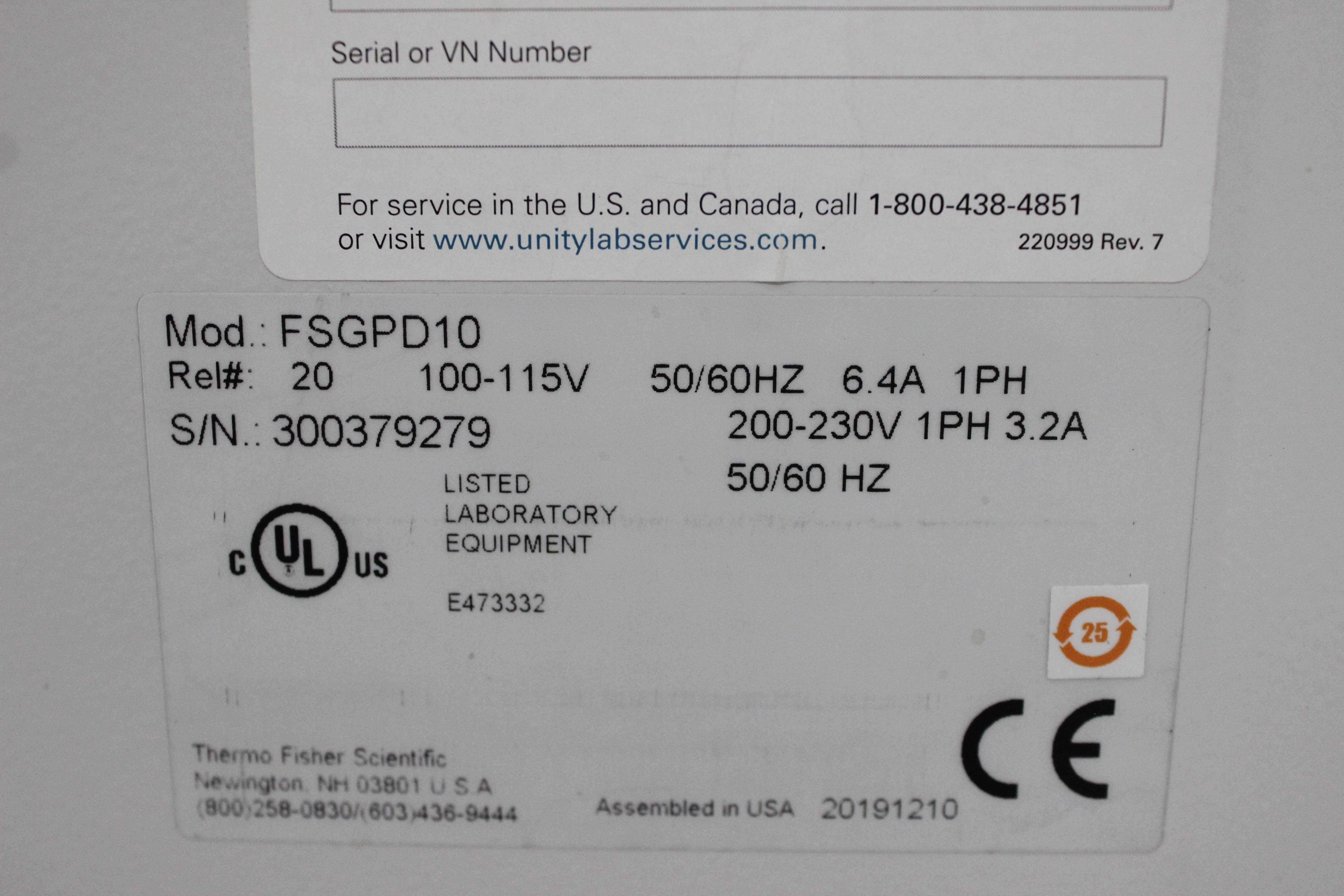 Thermo Fisher Isotemp GPD 10 Water Bath Ambient 100C 10L Fine Control