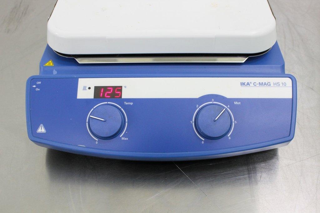 IKA C-MAG HS 10 S1 Magnetic Hot Plate Stirrer VG 500-2000 RPM 17x12 cm