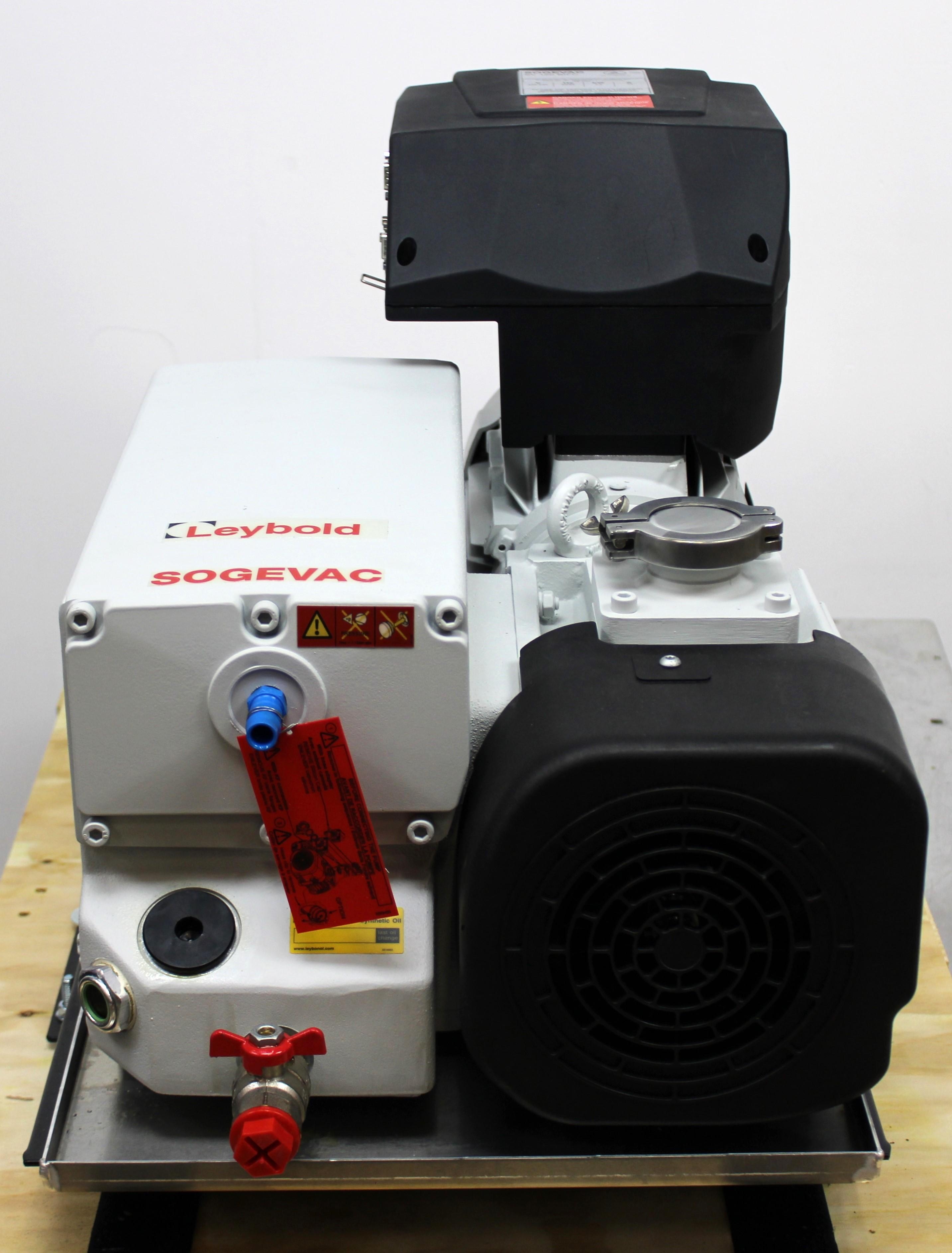 Leybold Sogevac SV 120 BIFC Vacuum Pump Gas Ballast Anti-Suckback Valve 0.063 mbar