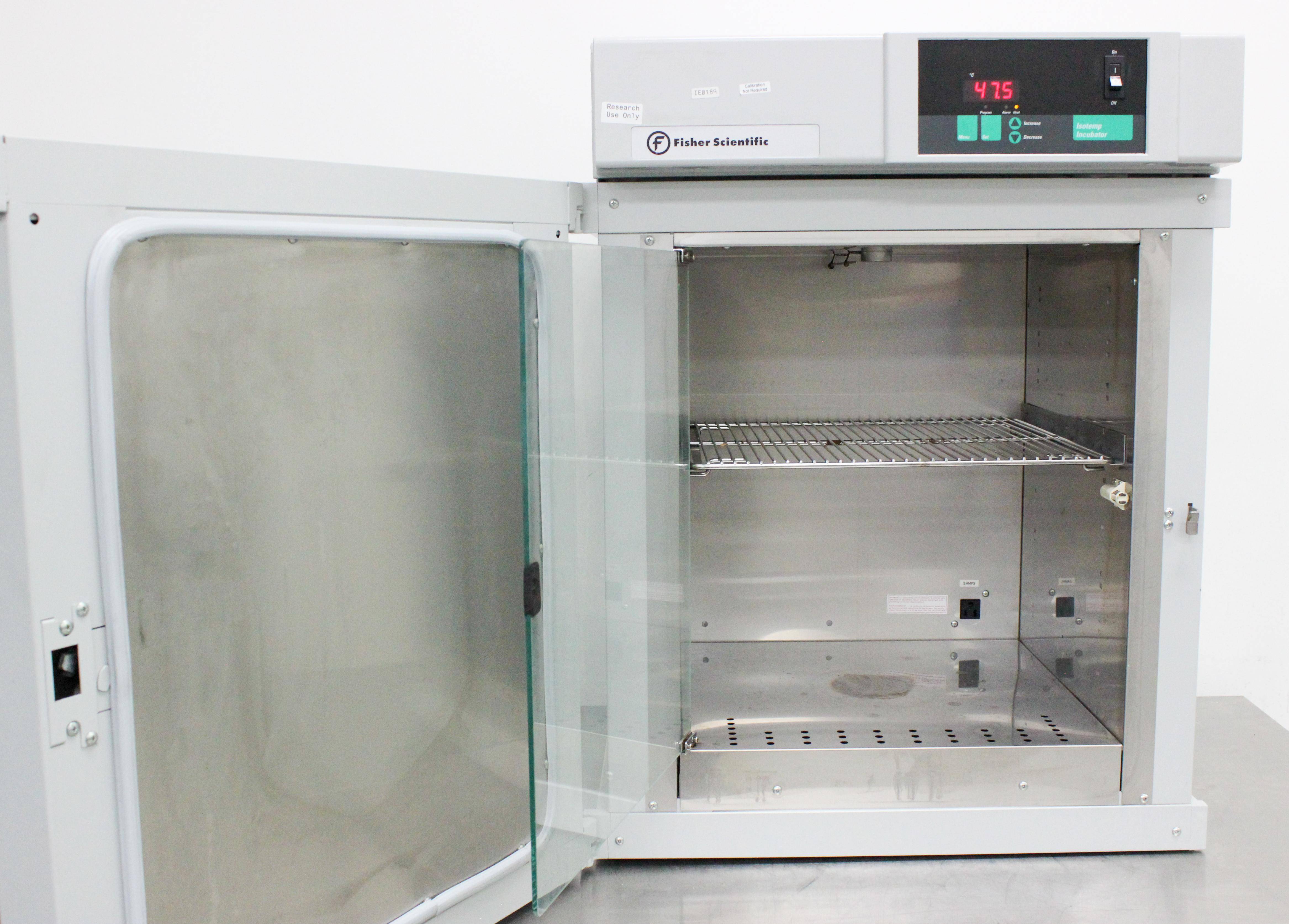 Fisher Scientific 637D Isotemp Incubator 120V 3.8 cu ft Gravity Flow