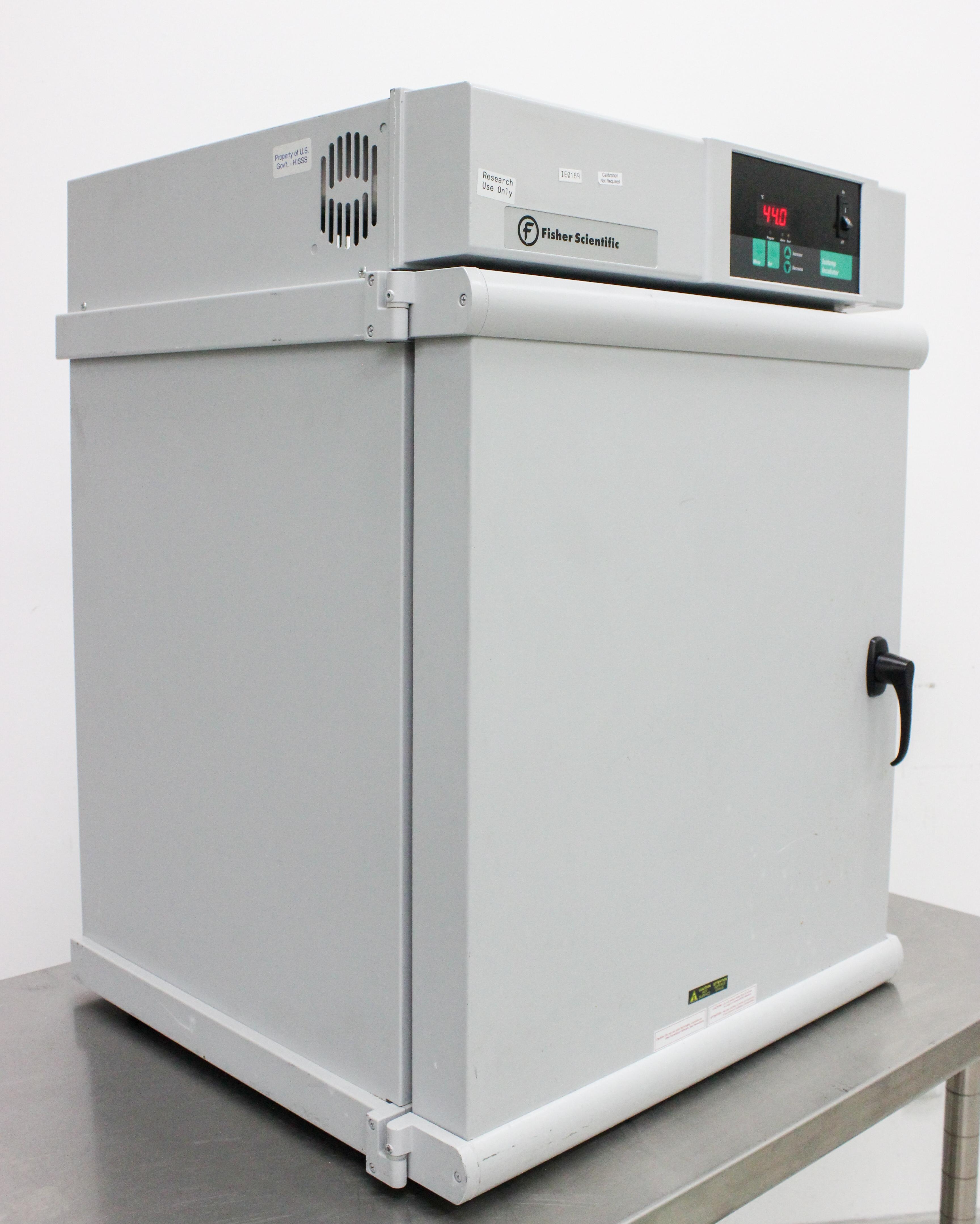 Fisher Scientific 637D Isotemp Incubator 120V 3.8 cu ft Gravity Flow