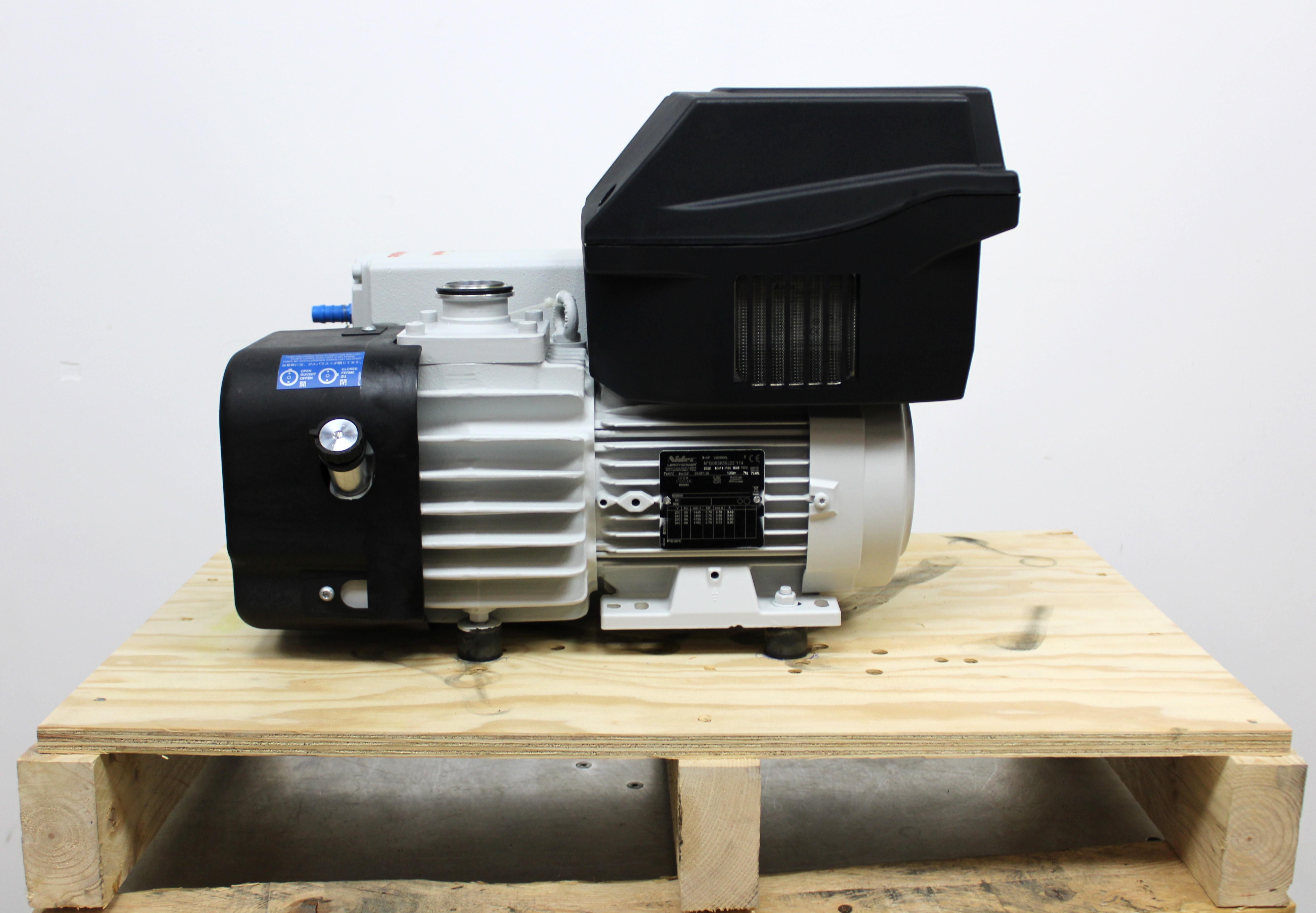 Leybold Sogevac SV65BIFC Vacuum Pump Compact Design Low Noise Efficient Operations