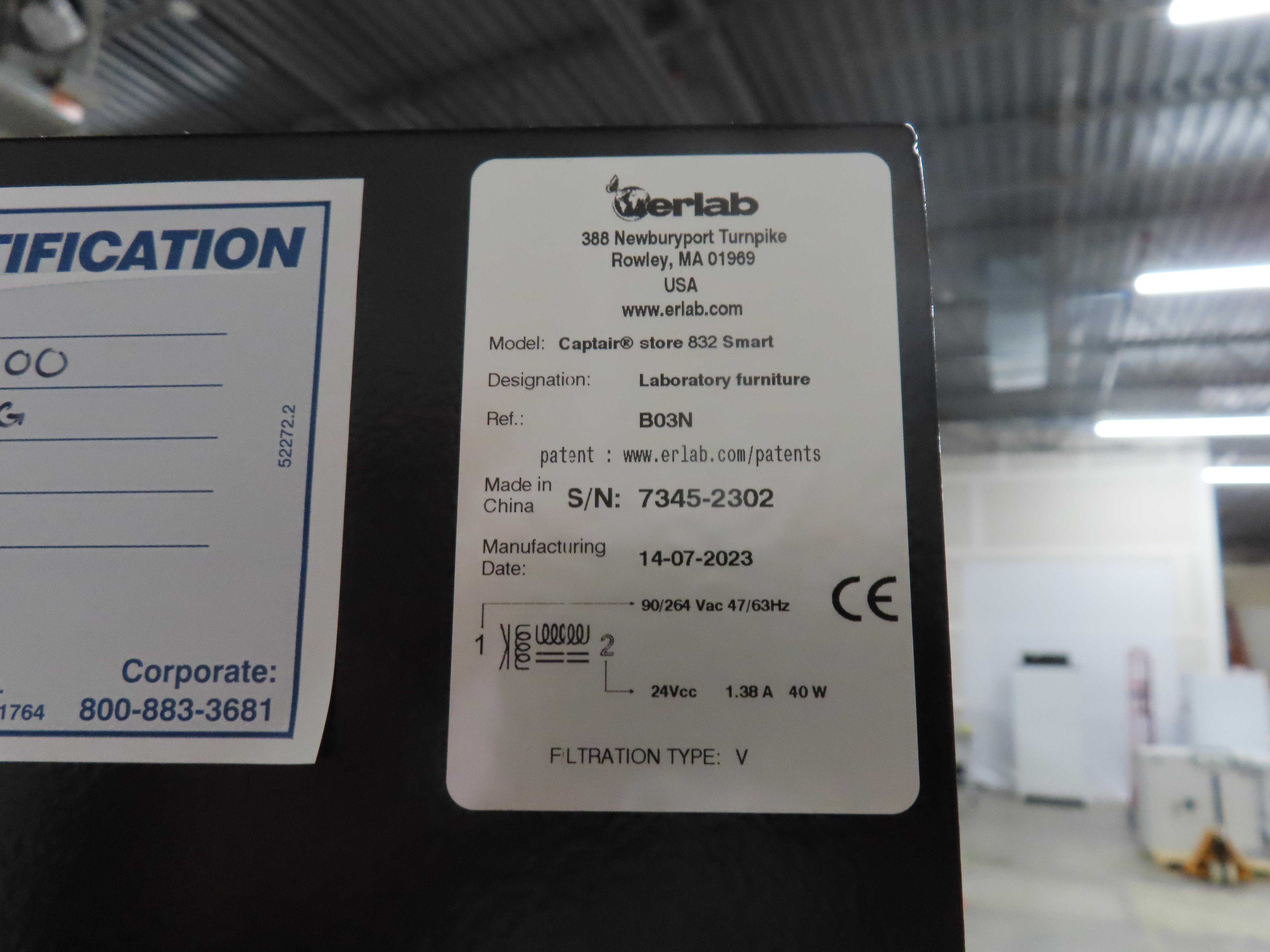 Erlab Captair store 832 Smart Storage Cabinet for Lab Use