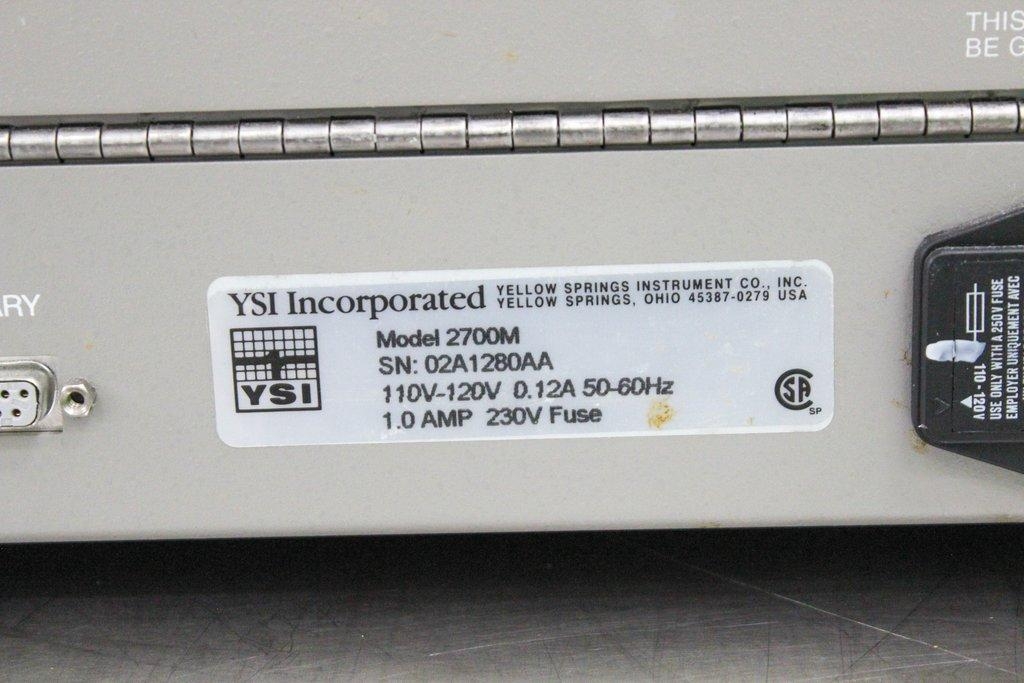 YSI 2700M Select Biochemistry Analyzer Chemistry Analyzes Bioprocess Fluids