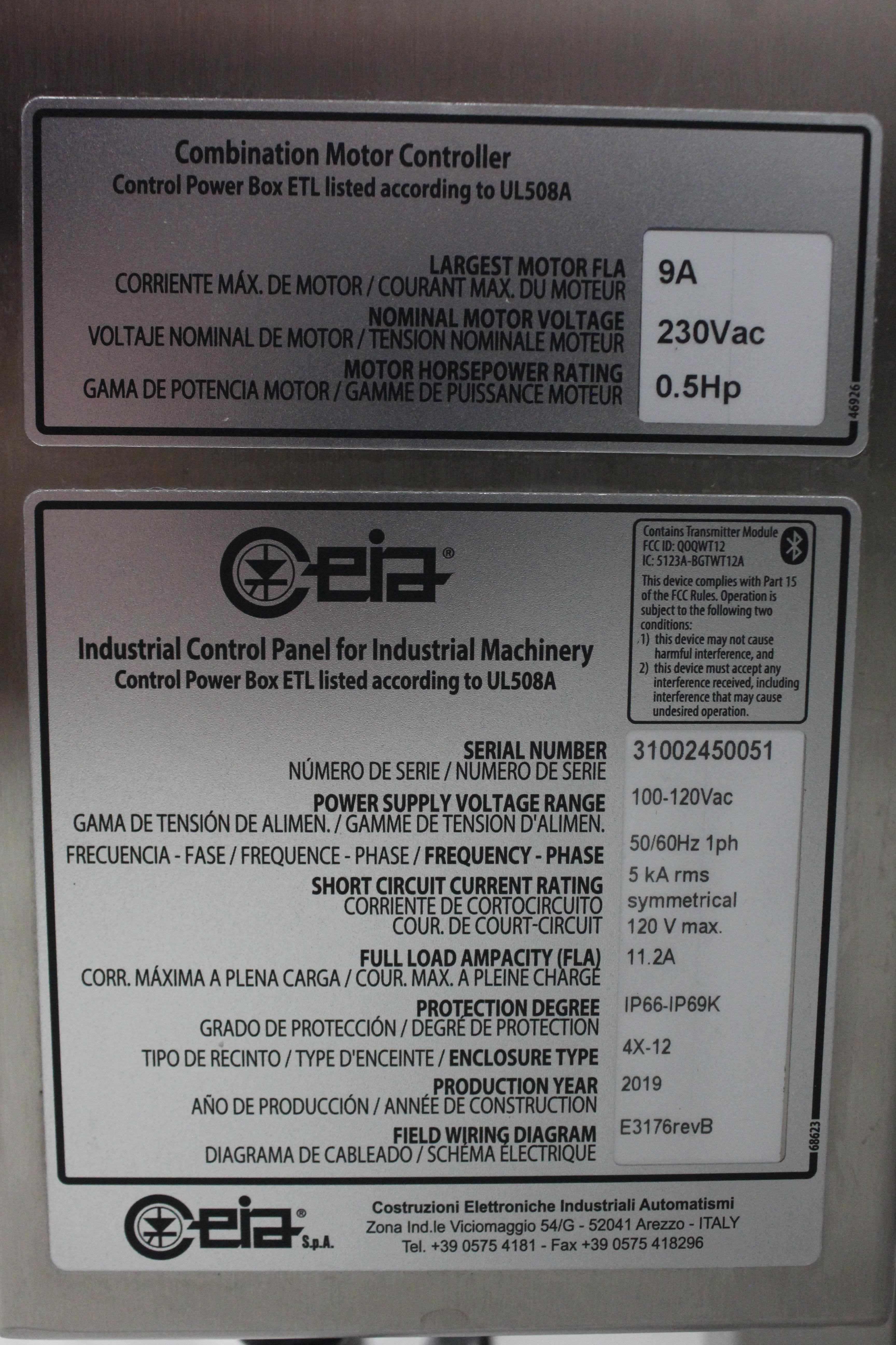 Ceia THS/MS21 Metal Detector Advanced Detection System IP66 Stainless Steel