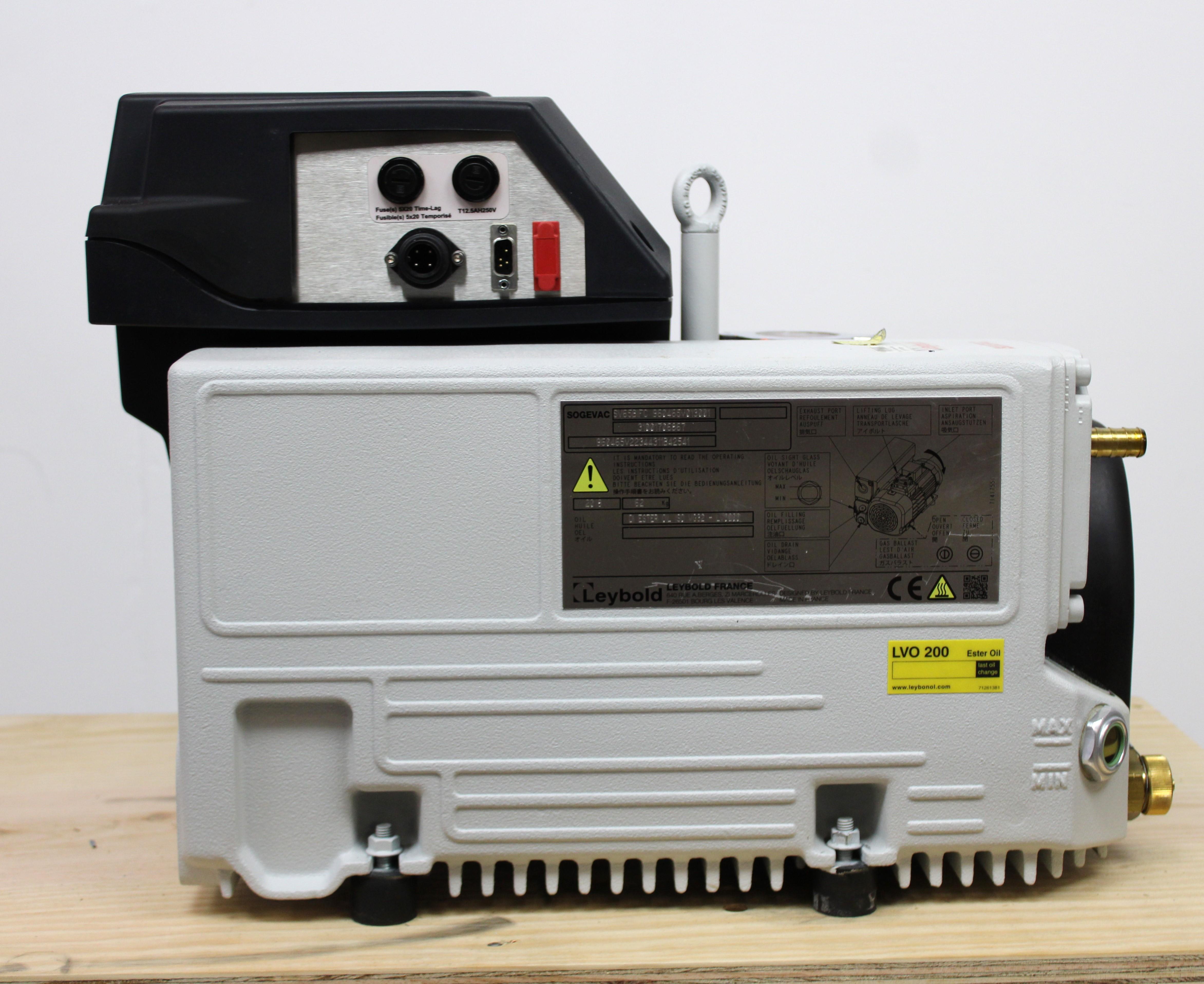 Leybold Sogevac SV65BIFC Vacuum Pump - 200-240V, Compact Low Noise Design