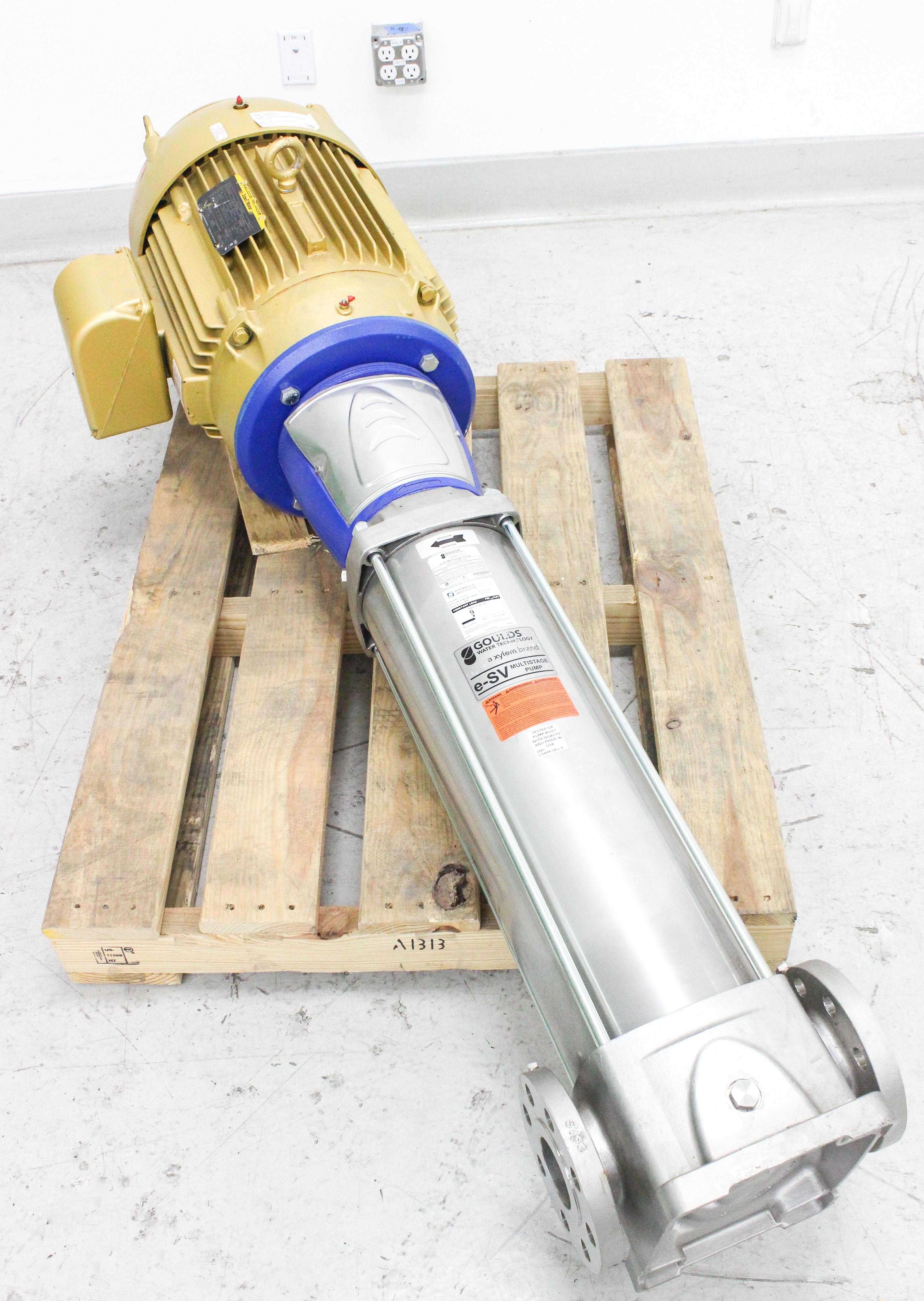 Goulds e-SV 33SV92NF30 Multistage Pump Efficient Energy-Saving -20F to 250F