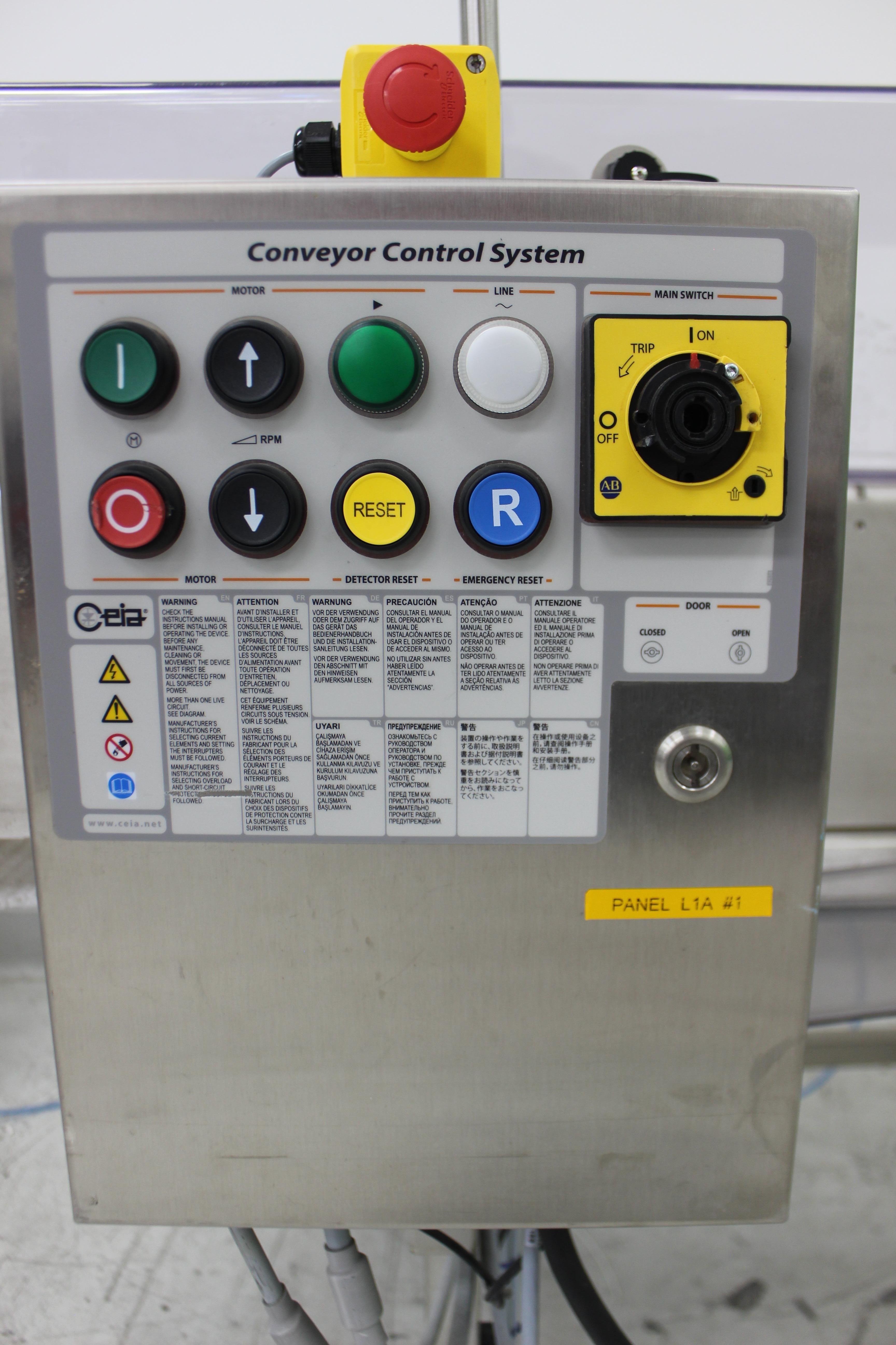 Ceia THS/MS21 Metal Detector Advanced Detection System IP66 Stainless Steel