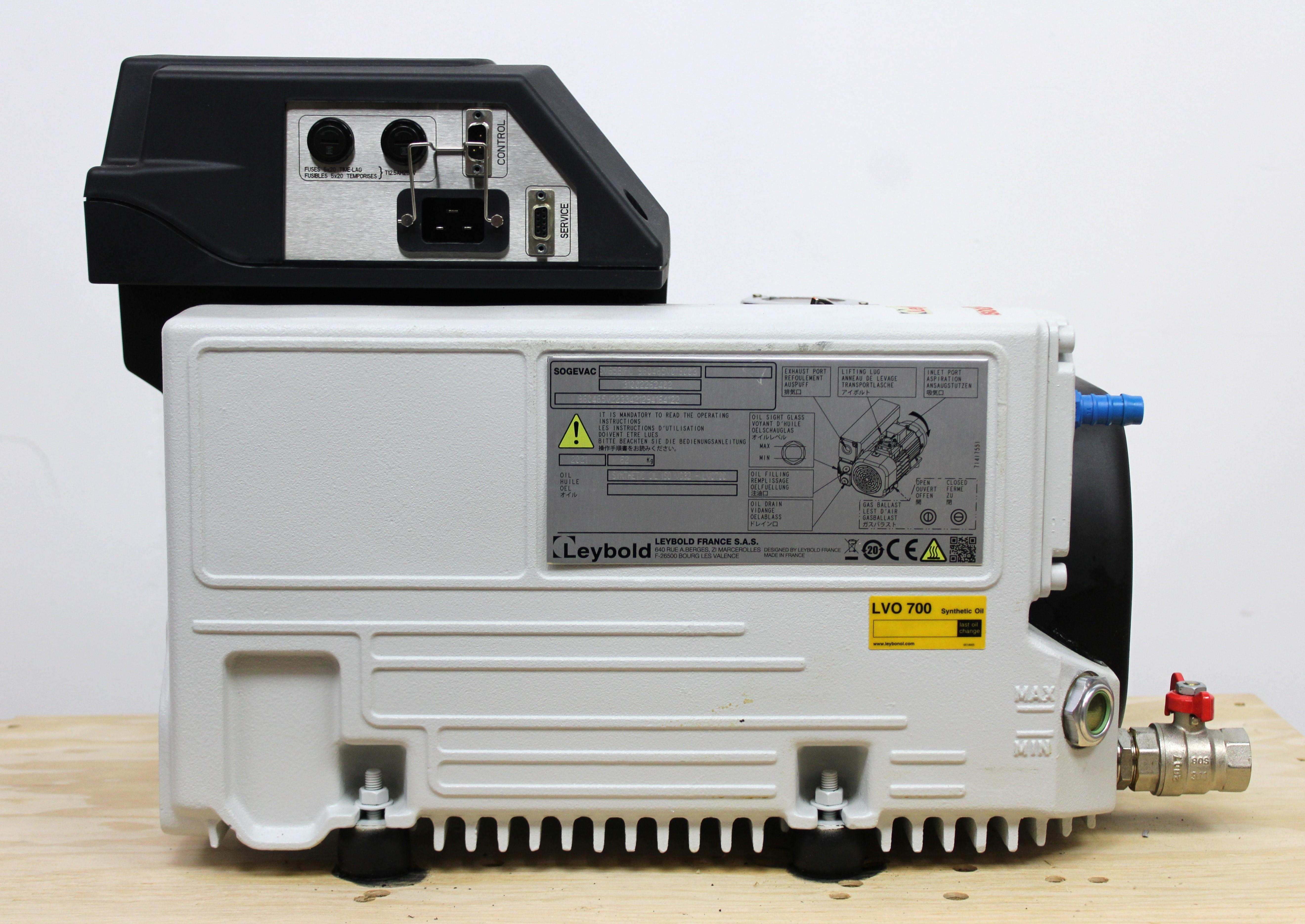 Leybold Sogevac SV65BIFC Vacuum Pump Pressure Gain Integrated Compact Design