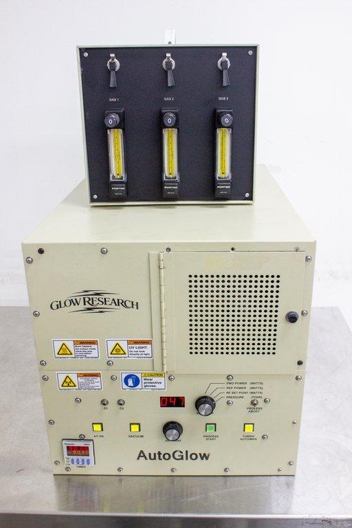 Glow AutoGlow Plasma Cleaner Quartz Chamber System 10-300W 13.56MHz RF