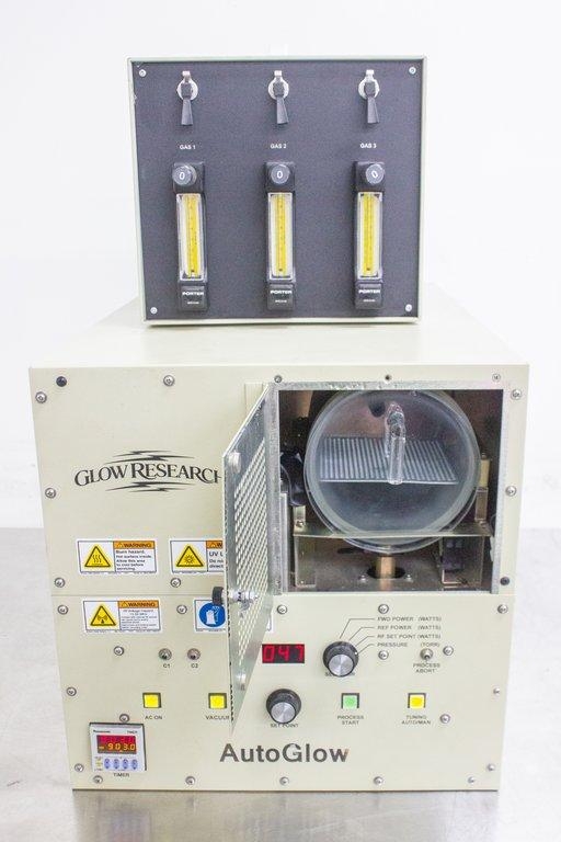 Glow AutoGlow Plasma Cleaner Quartz Chamber System 10-300W 13.56MHz RF