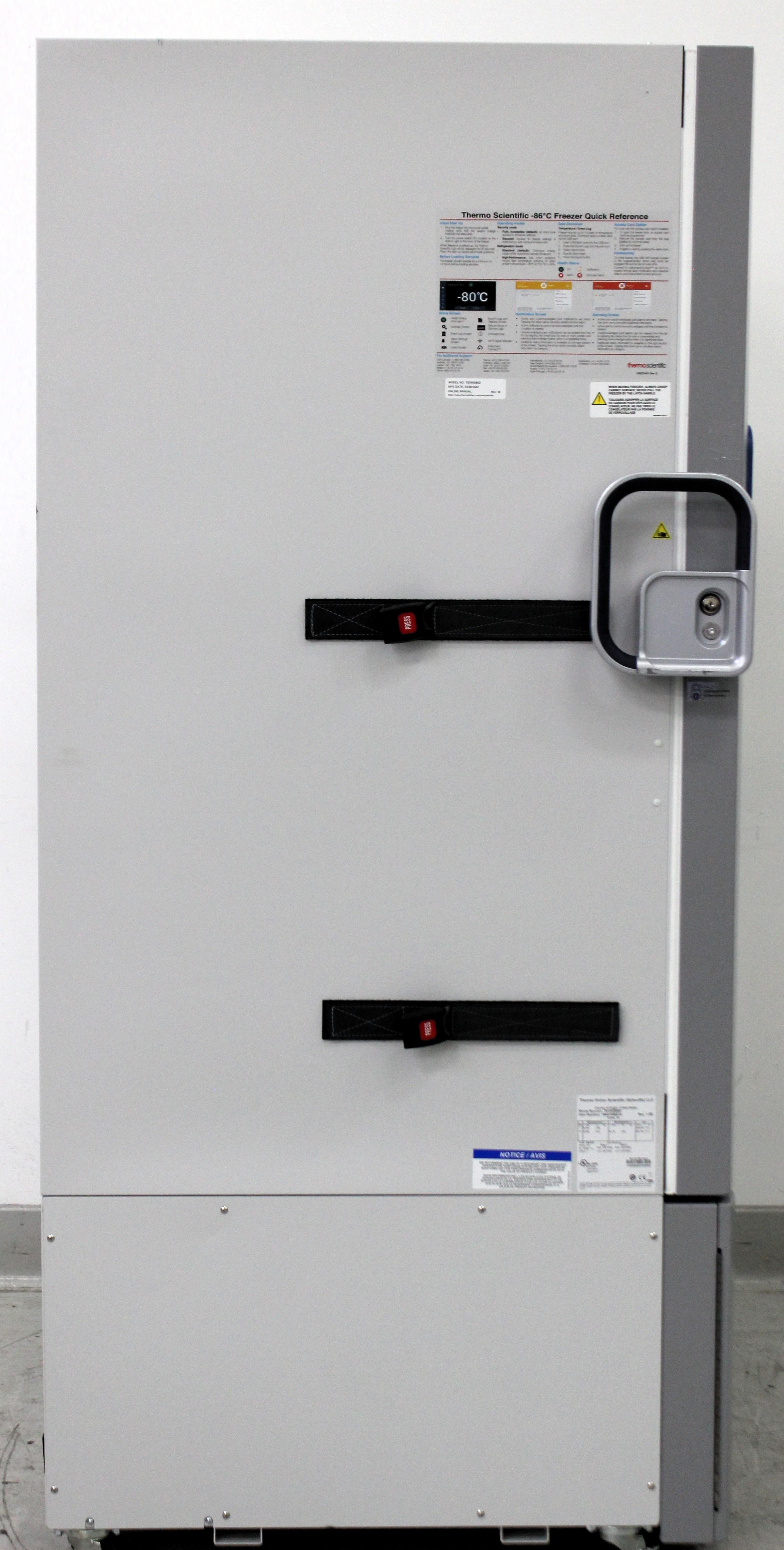 Thermo TSX60086D Ultra Low Freezer -80C 28.8ft3 V-drive Energy Efficient