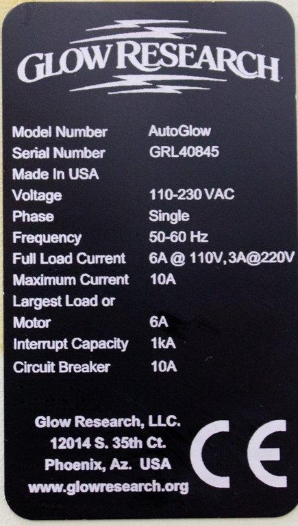 Glow AutoGlow Plasma Cleaner Quartz Chamber System 10-300W 13.56MHz RF