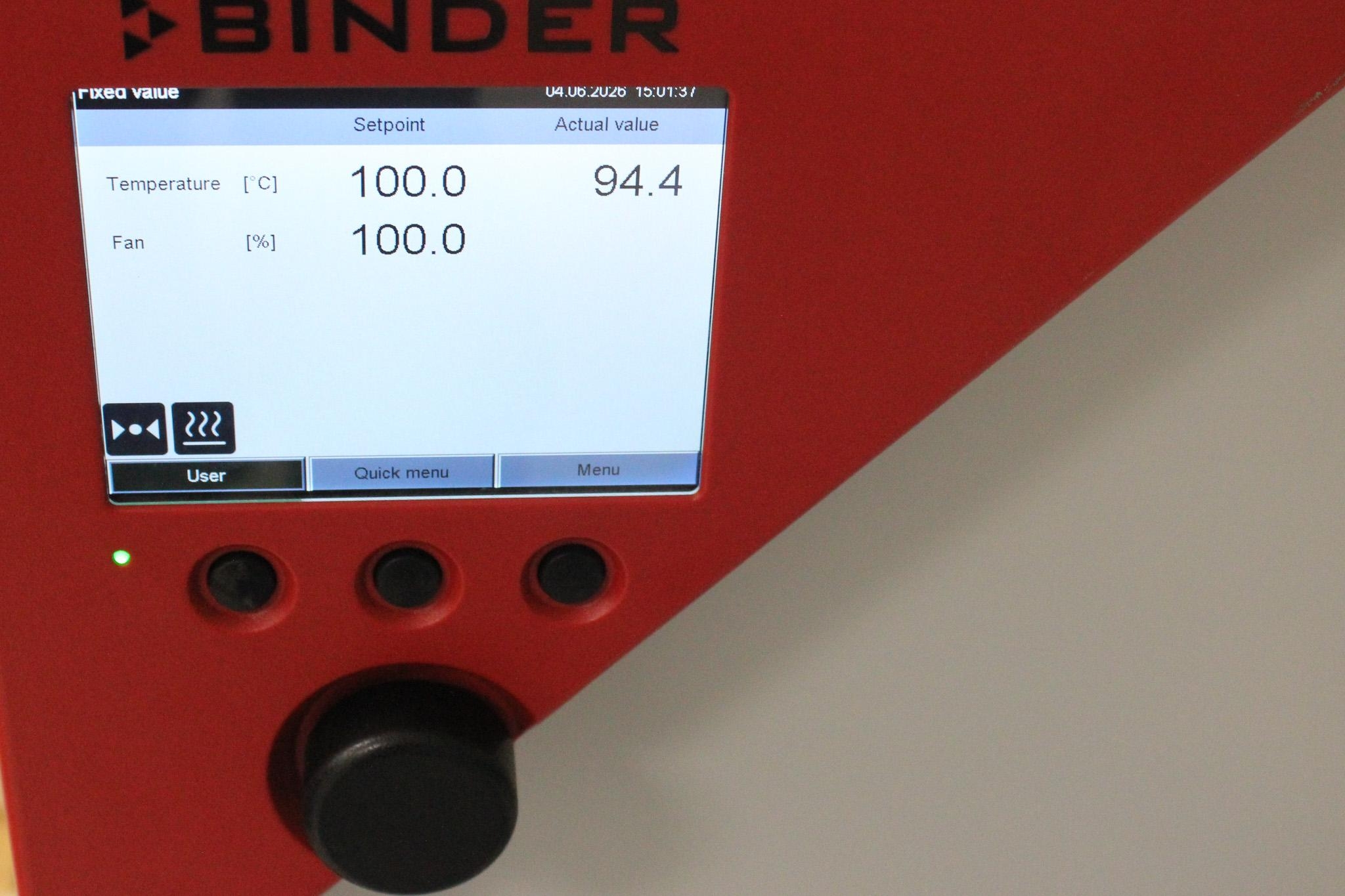 Binder KB 53-ULE4 Cooling Incubator -10C to 100C