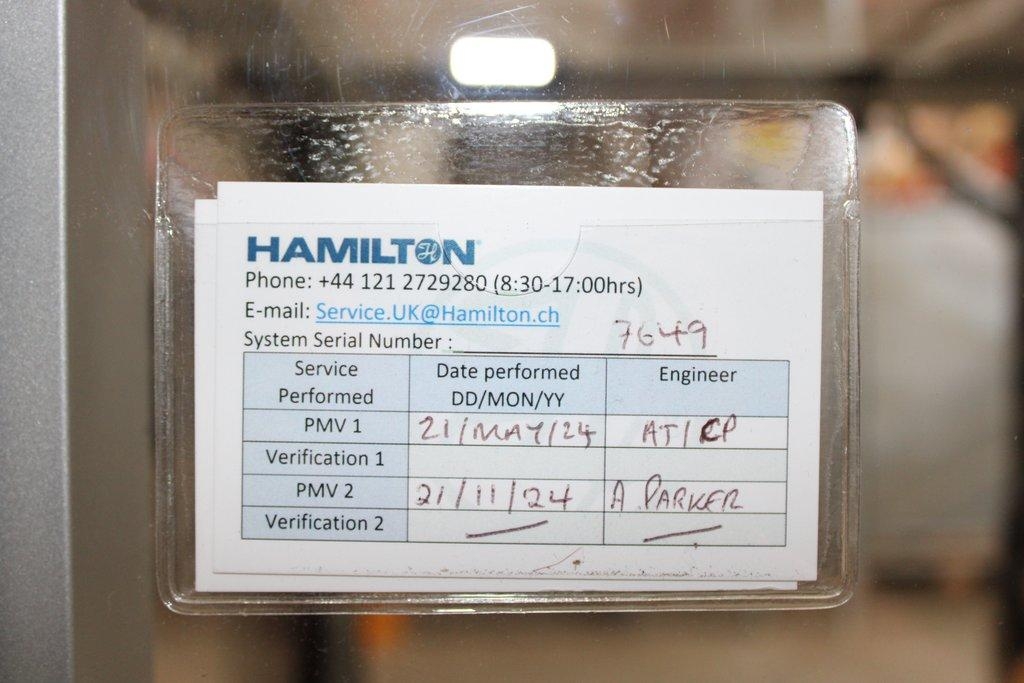 Hamilton Microlab Star Plus Automated Liquid Handler Very Good Condition