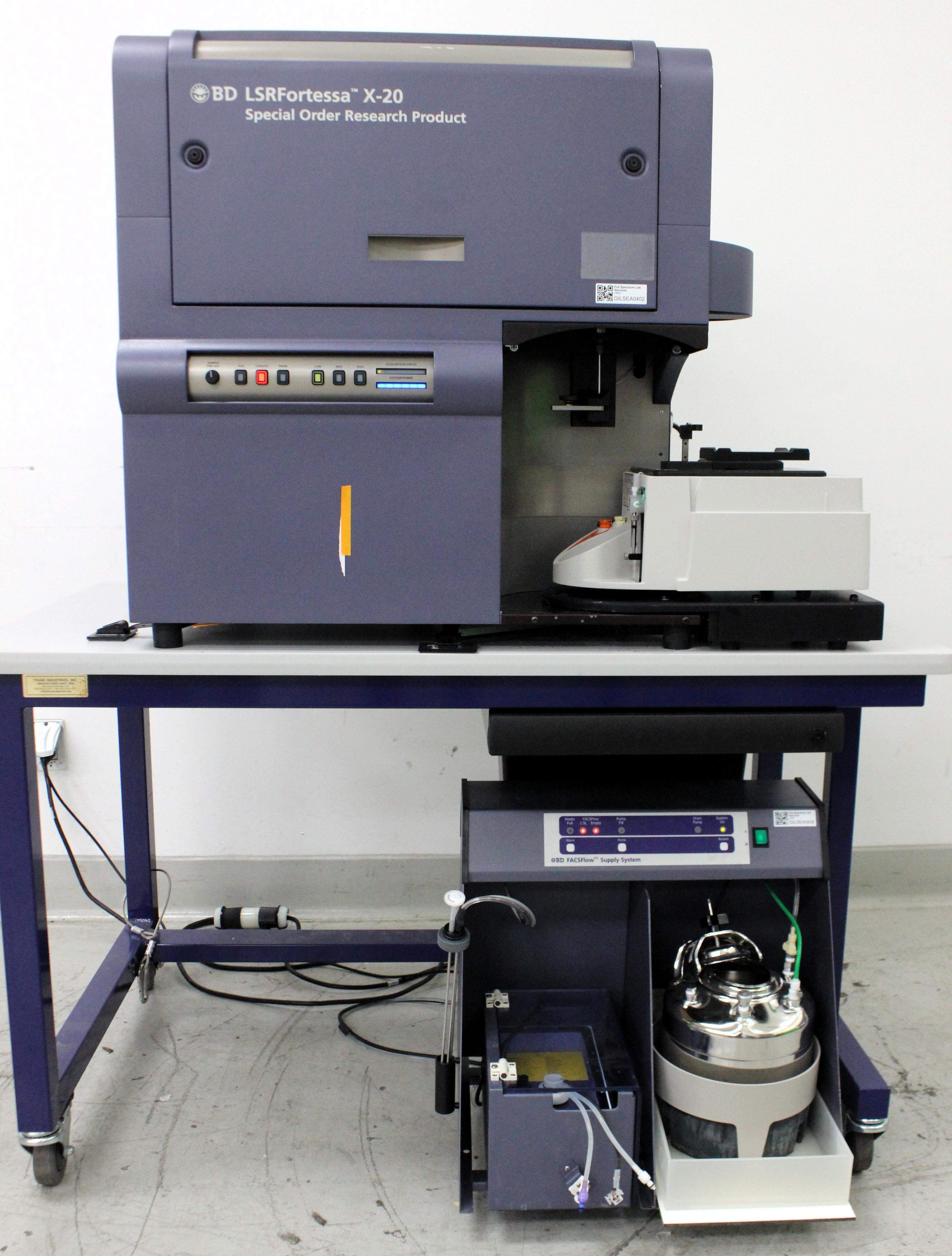 BD Biosciences LSRFortessa X-20 Cell Analyzer with 5 Lasers and FACSFlow