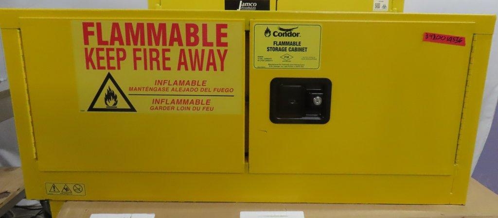 Condor Inc 12 Gallon Flammable Storage Cabinet for Safety and Compliance
