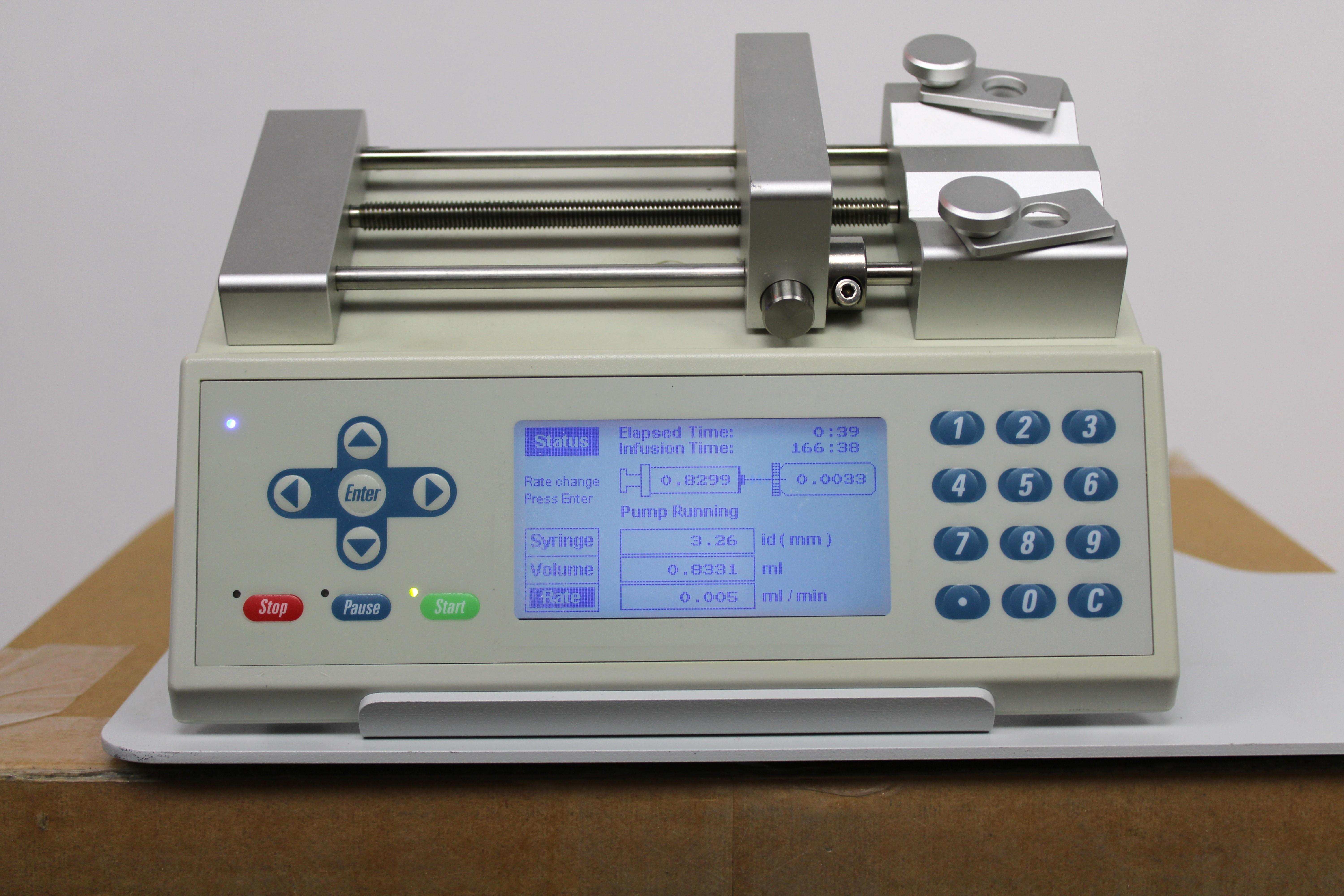 Chemyx Fusion 100T Syringe Pump High Precision Dosing 0.0001L/min 35lb Force