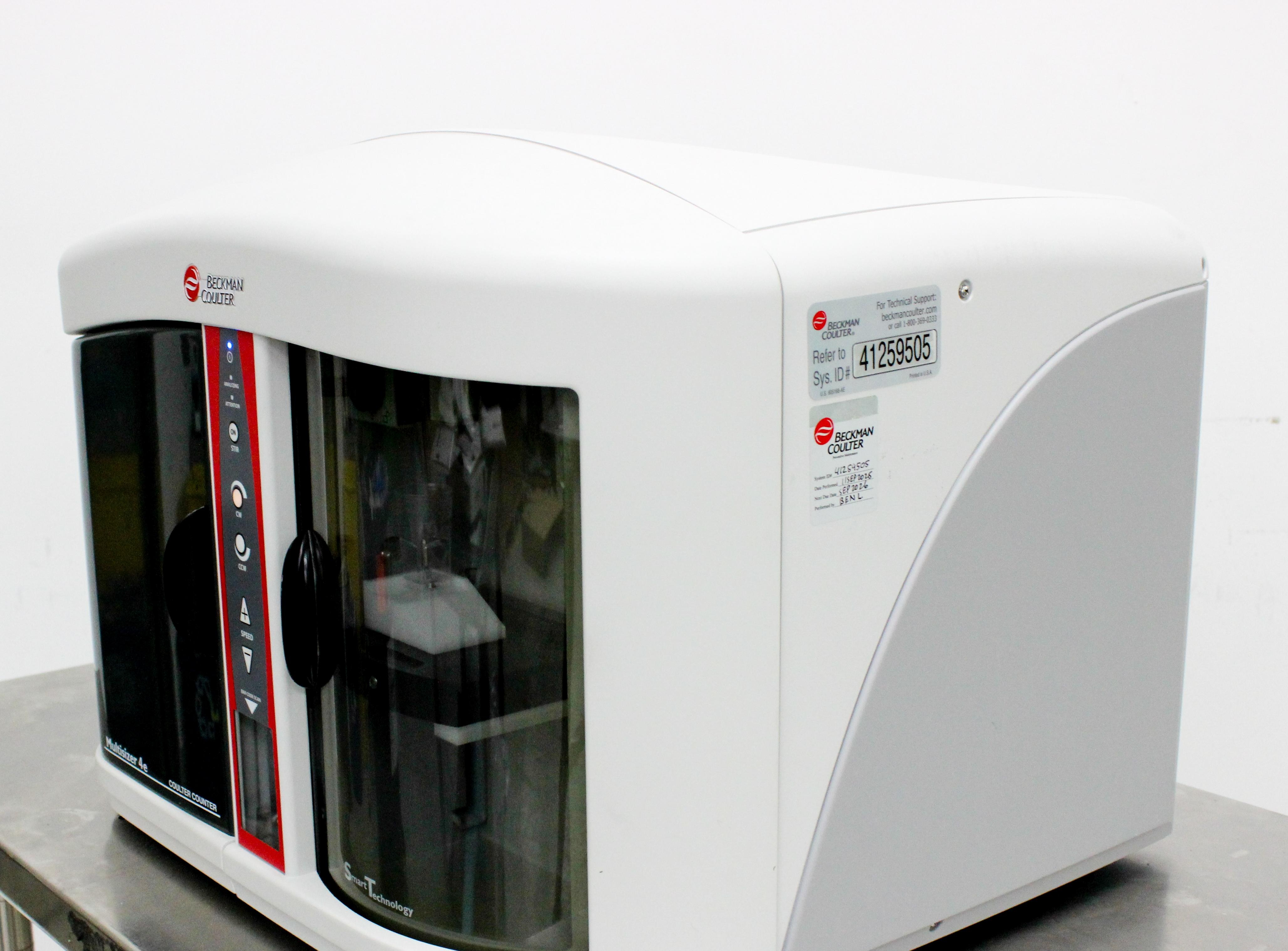 Beckman Coulter Multisizer 4e Particle Counter 0.2-1600 µm Aperture Range