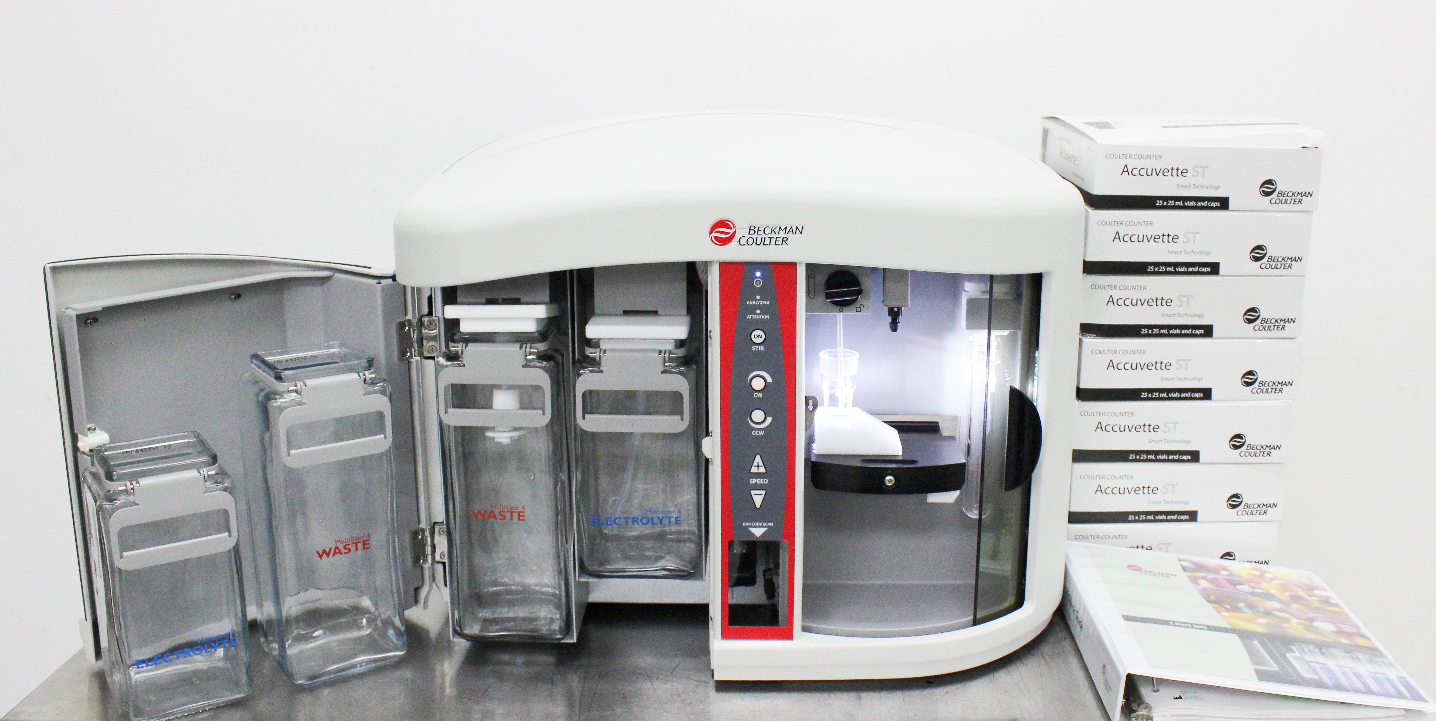 Beckman Coulter Multisizer 4e Particle Counter 0.2-1600 µm Aperture Range