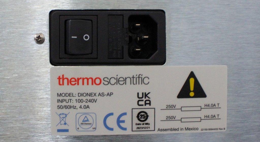 Thermo Dionex AS-AP 074925 Autosampler Ion Chromatography High Capacity G