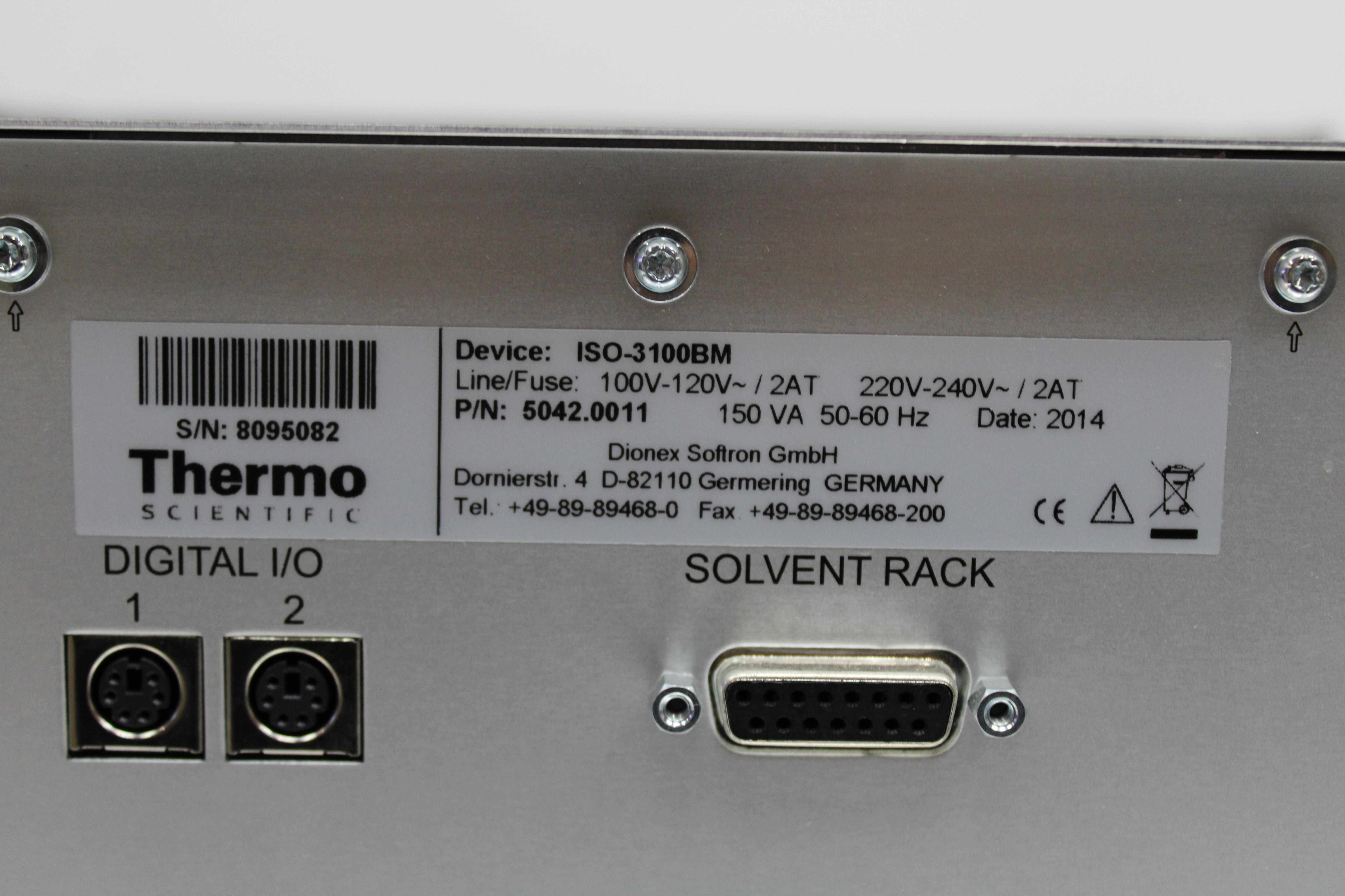 Thermo Dionex ISO-3100BM Biocompatible Isocratic Pump Electrochemical 3000