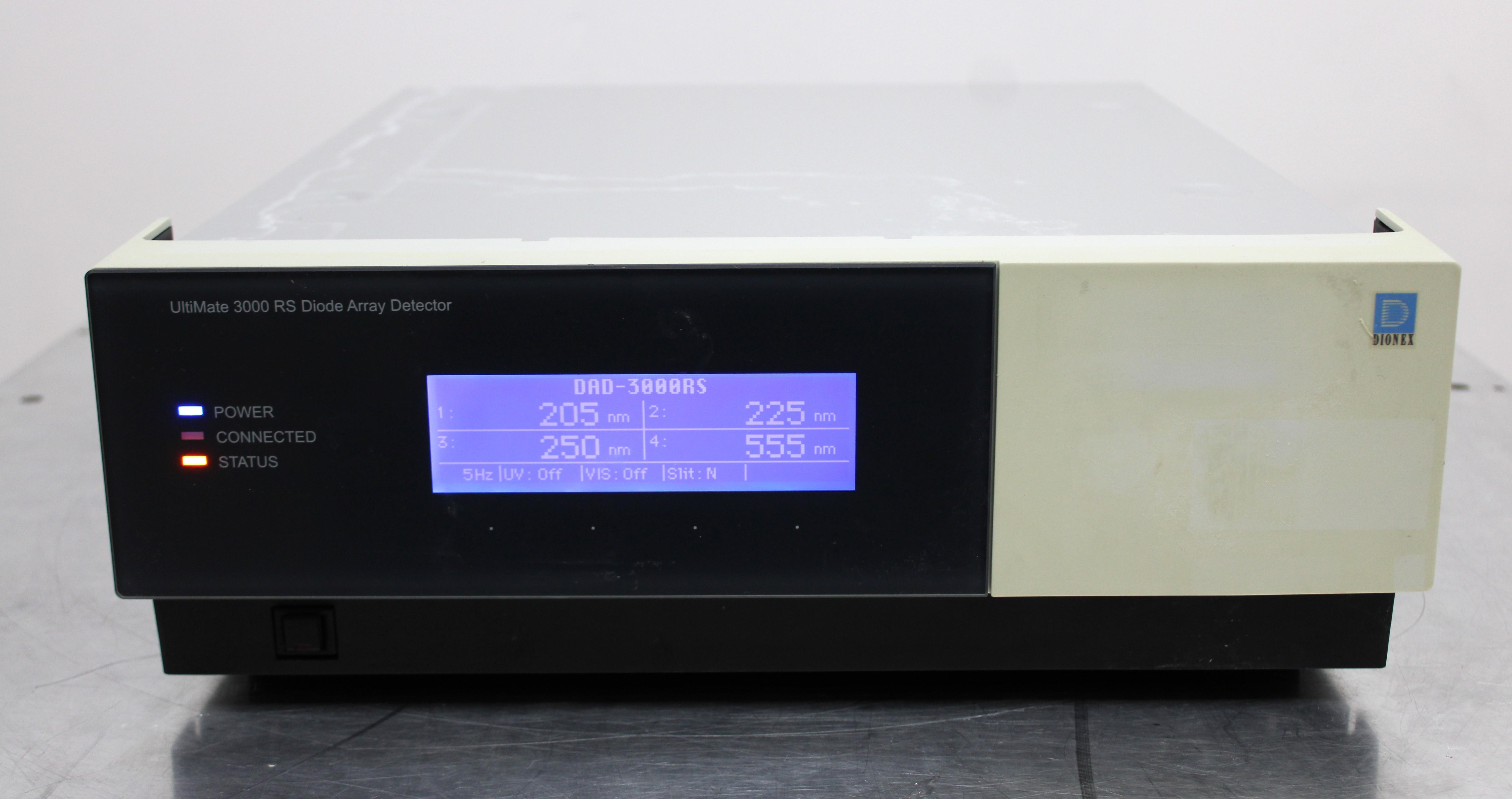 Dionex DAD-3000RS Detector Diode Array HPLC UHPLC 220V 240V 200Hz Data Collection